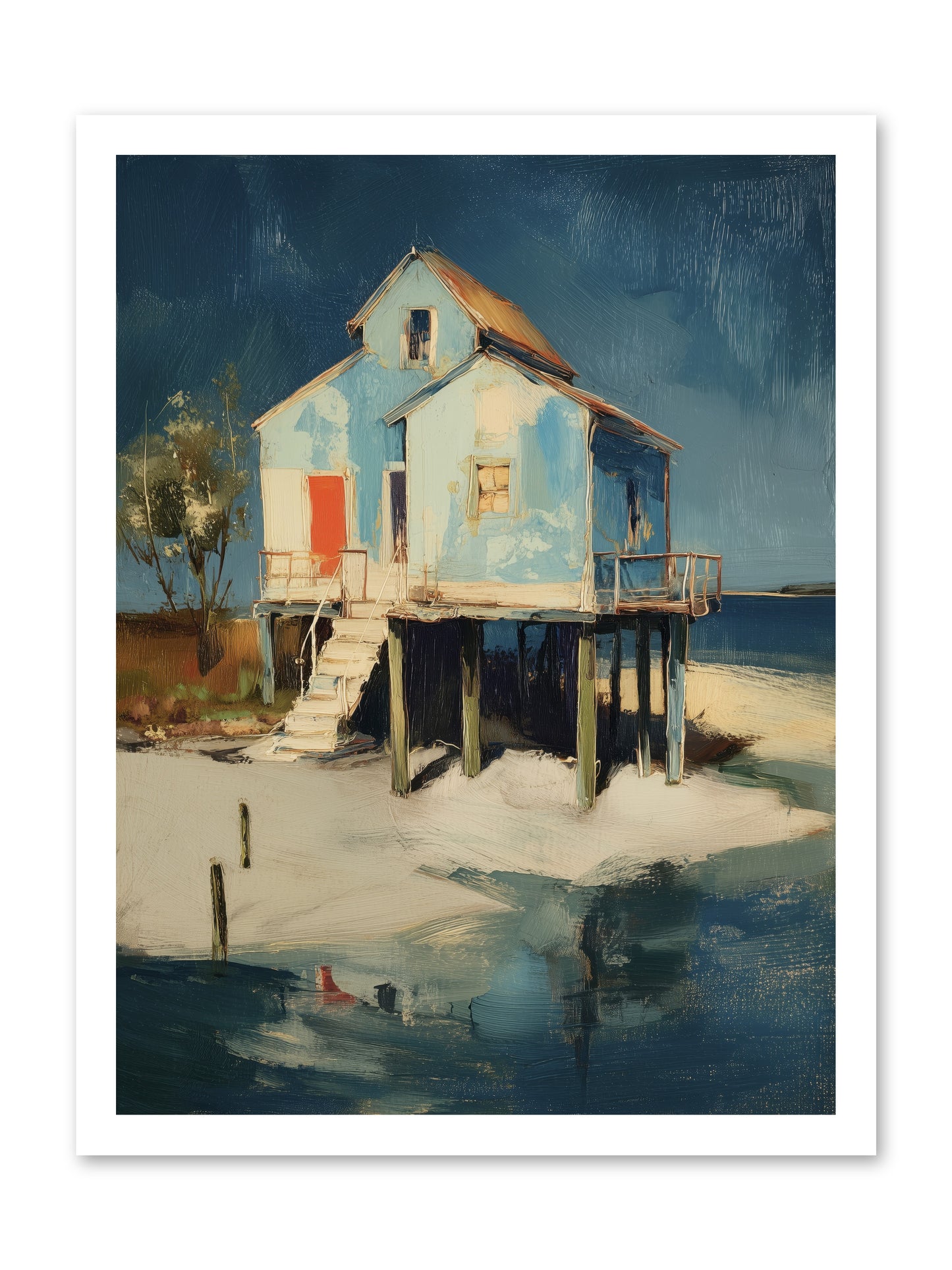 Hidden Perch -- Paper Print 18x24