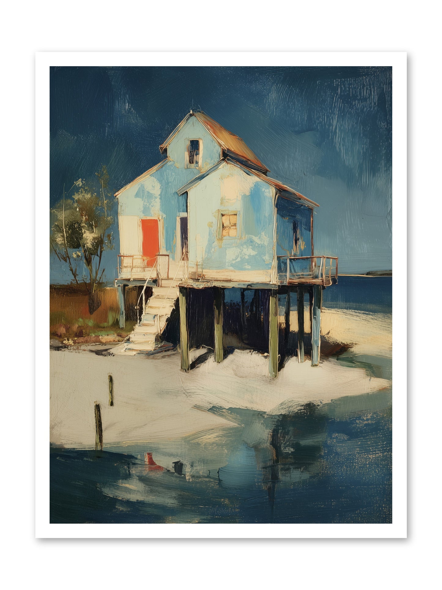 Hidden Perch -- Paper Print 24x32