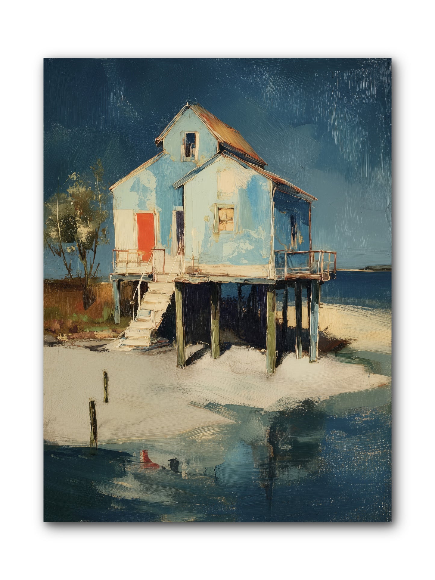 Hidden Perch -- Wrapped Canvas 9x12