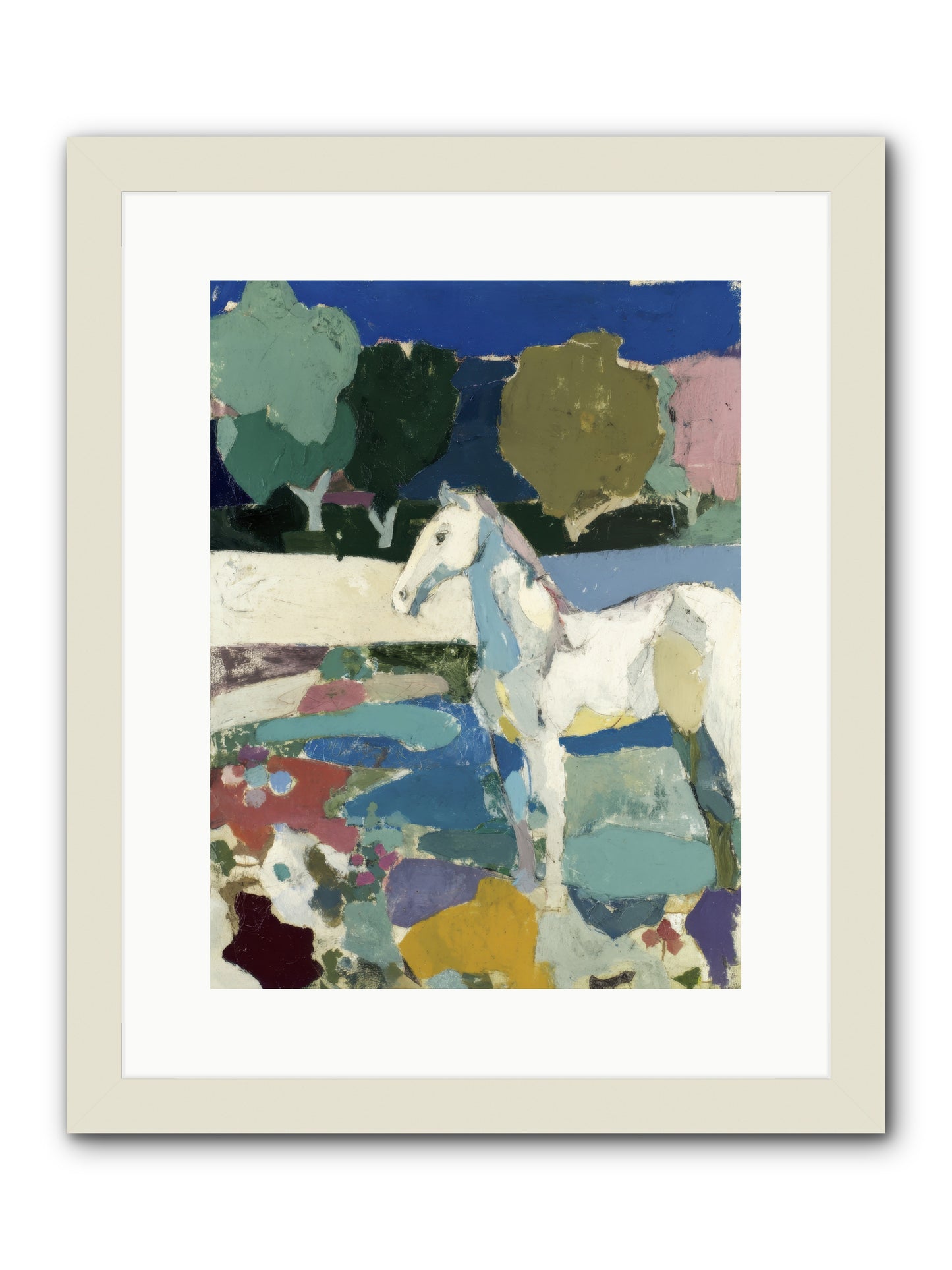 Hidden Valley -- Framed Print - White 12x16