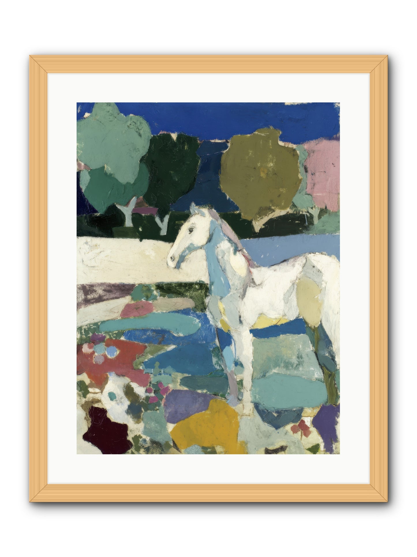 Hidden Valley -- Framed Print - Natural 18x24