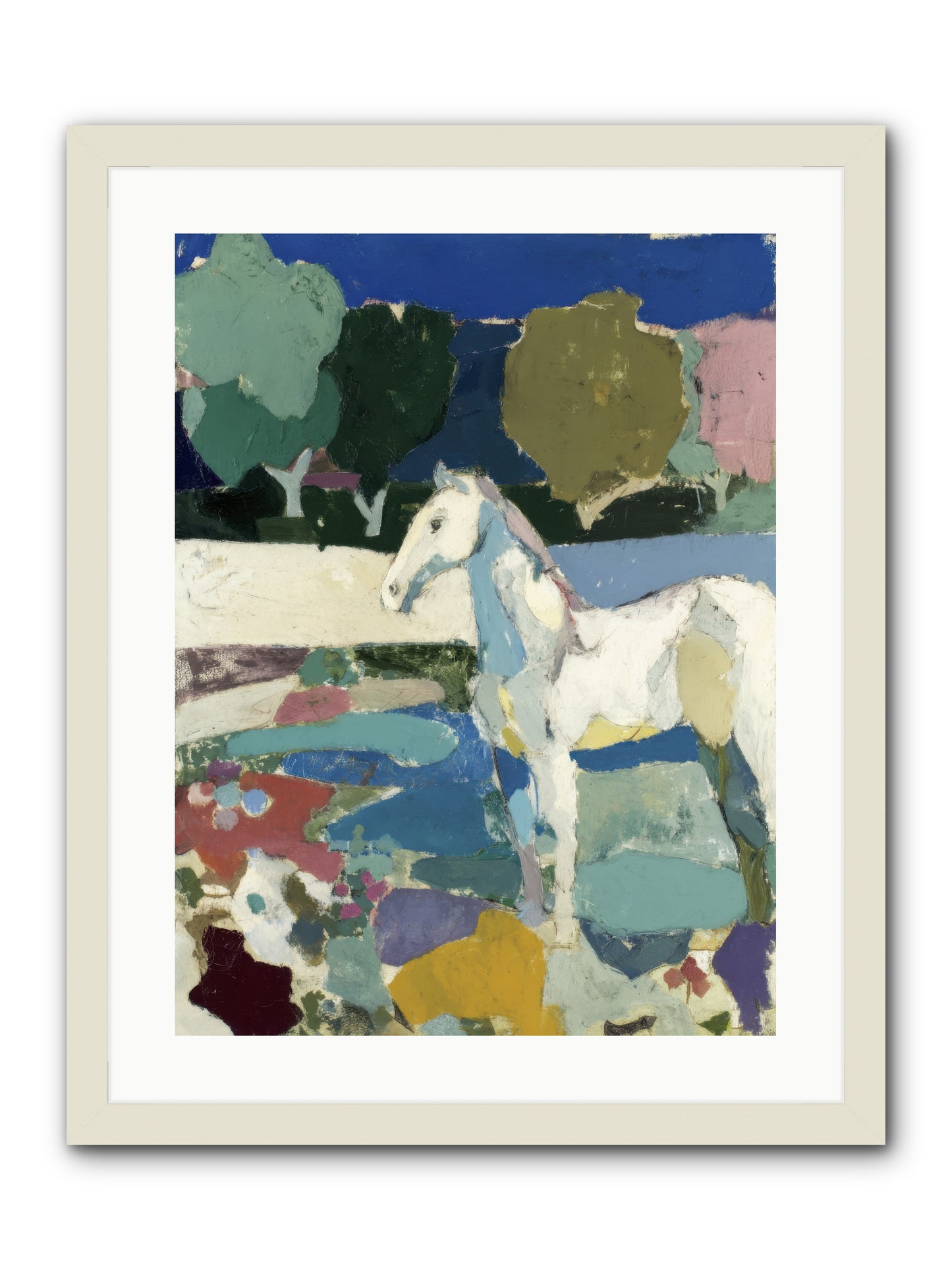 Hidden Valley -- Framed Print - White 18x24