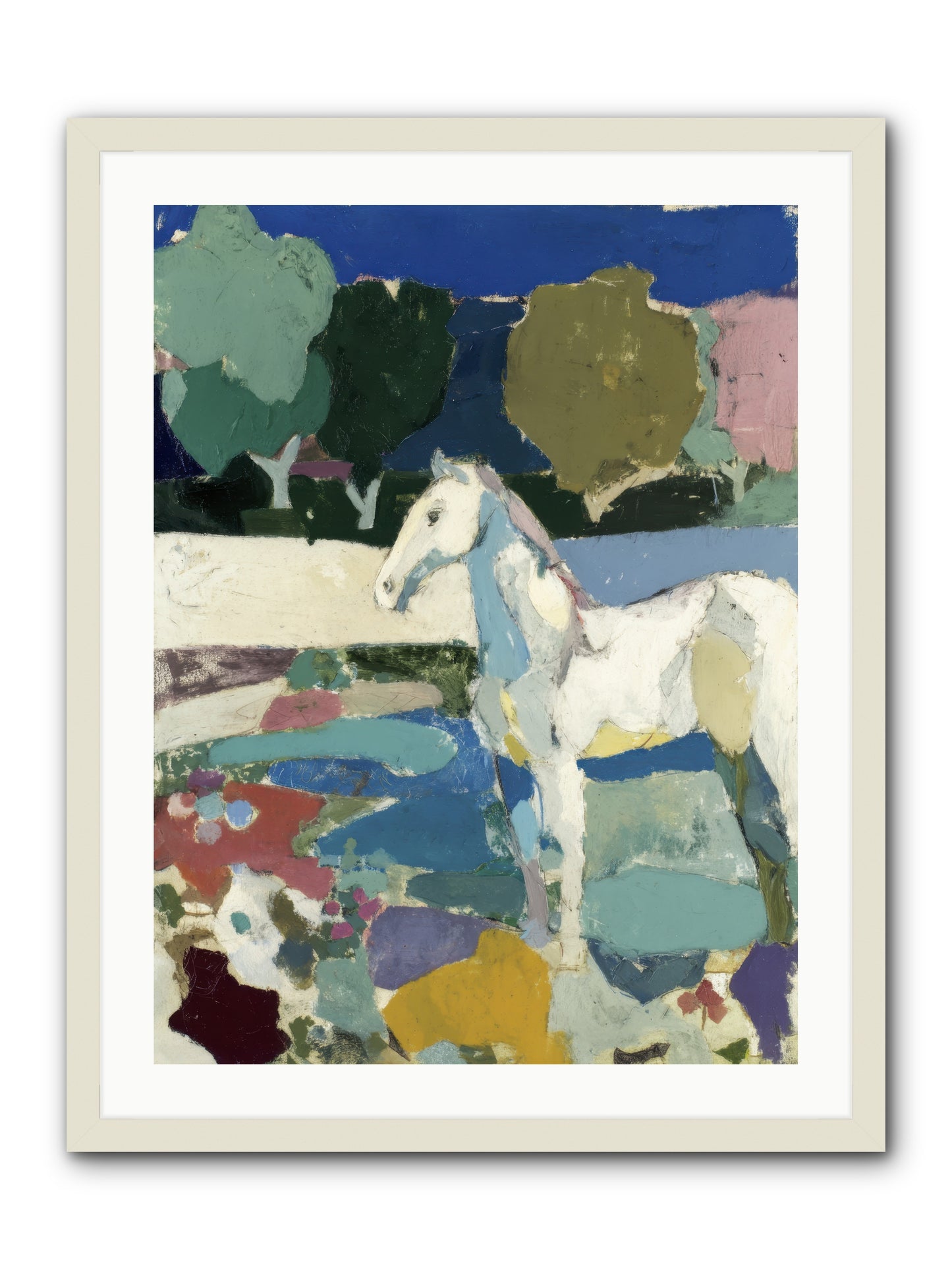 Hidden Valley -- Framed Print - White 24x32