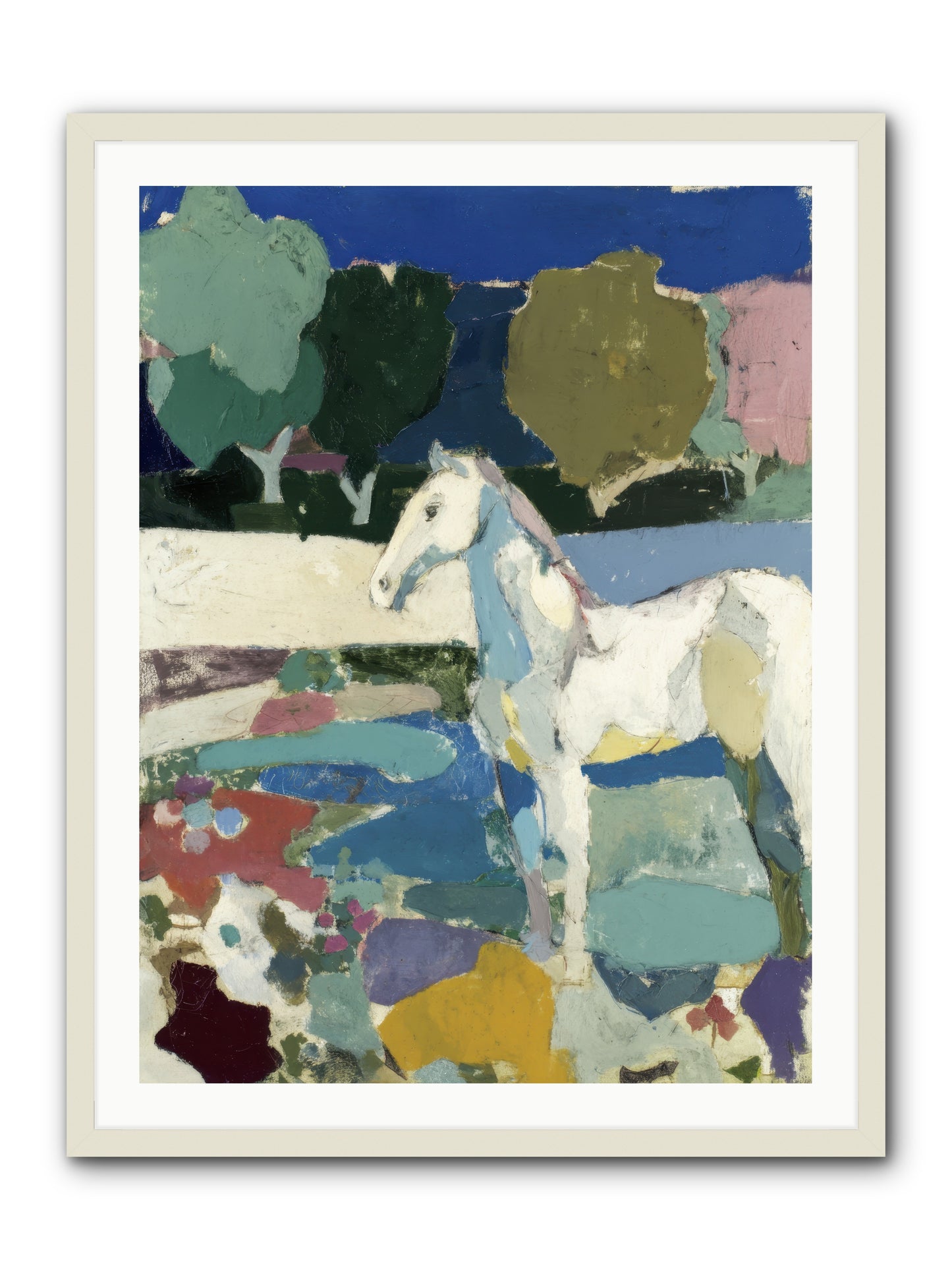 Hidden Valley -- Framed Print - White 30x40