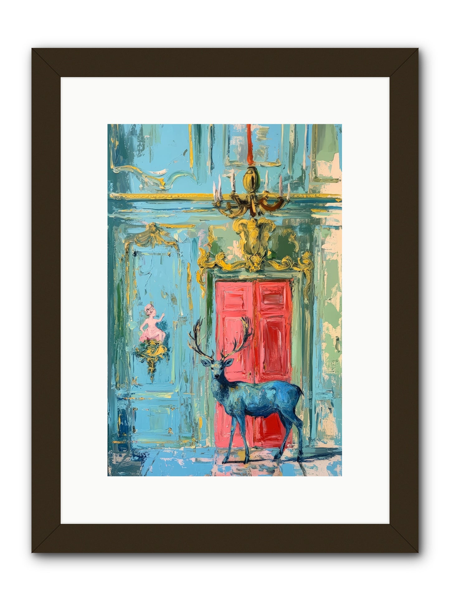 Highland Wanderer -REZ  -- Framed Print - Black 10x15