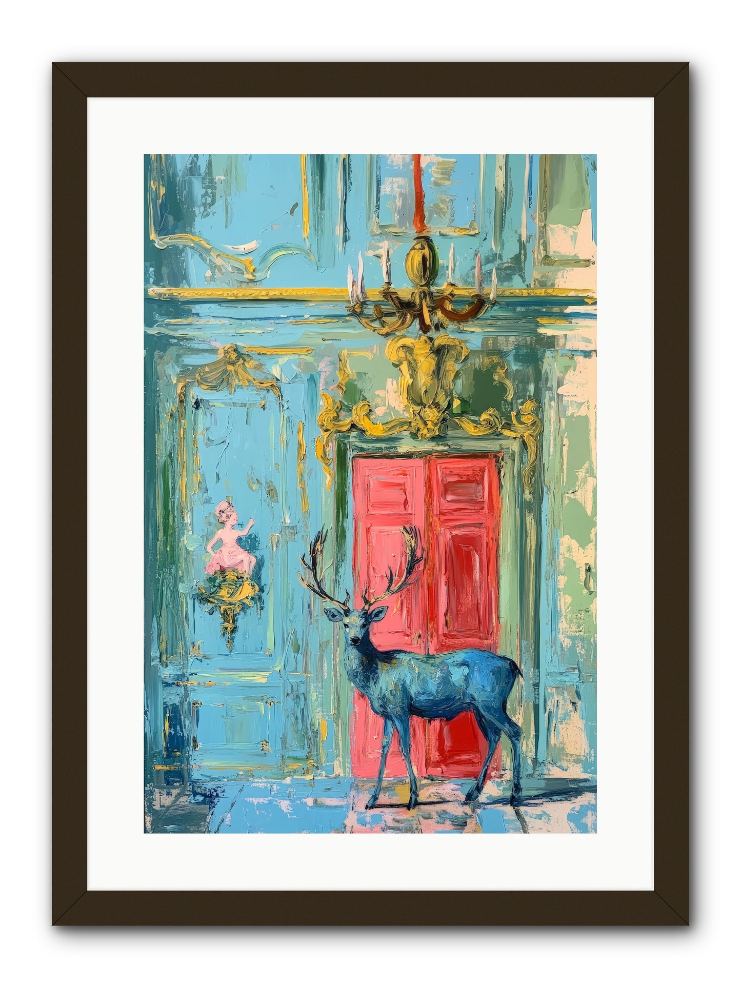 Highland Wanderer -REZ  -- Framed Print - Black 16x24