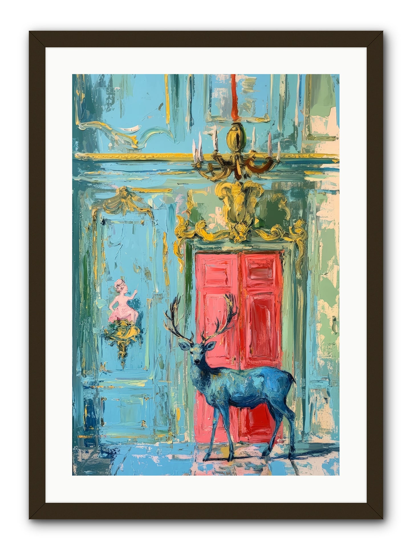 Highland Wanderer -REZ  -- Framed Print - Black 20x30