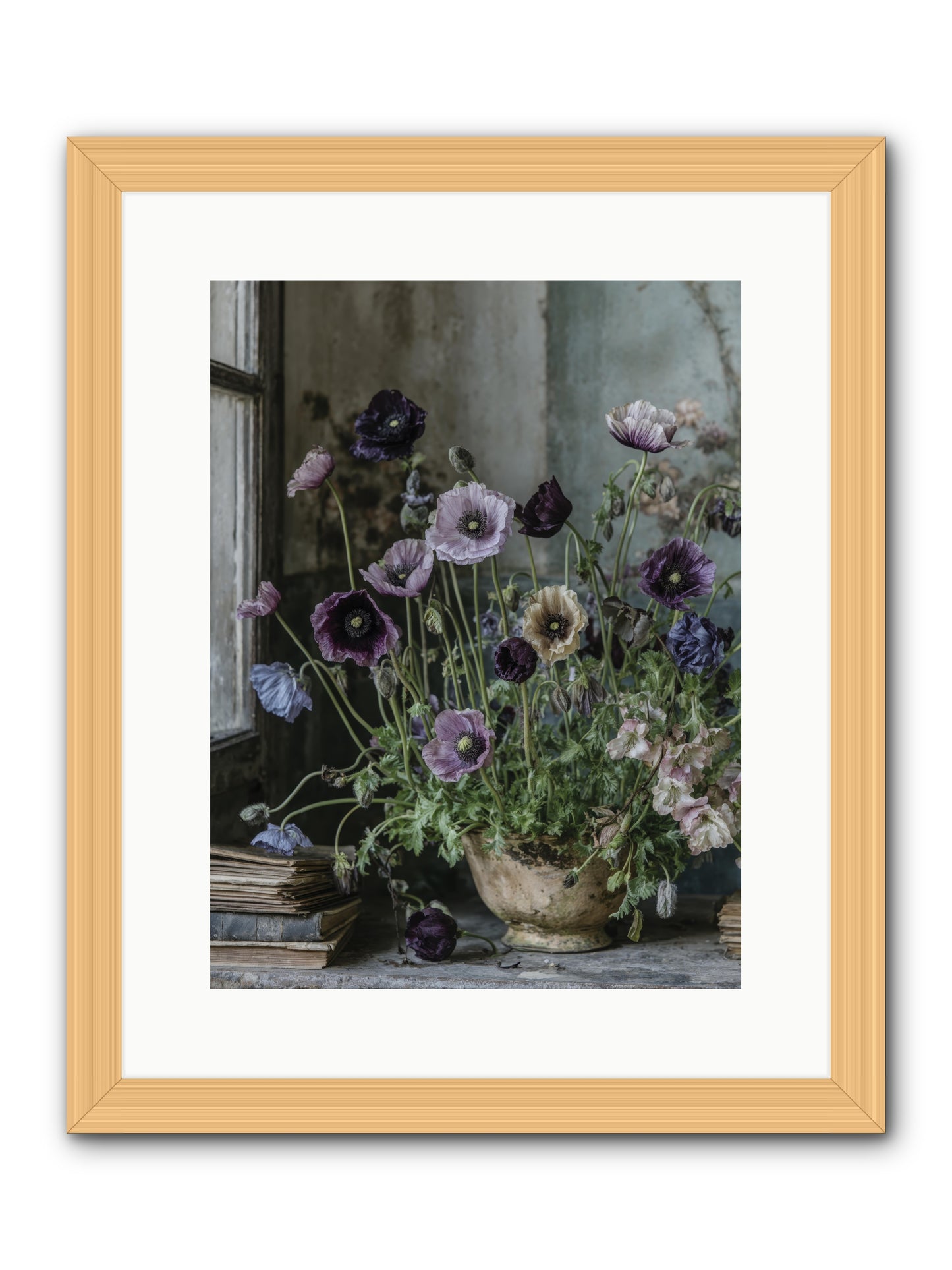 Highlands -- Framed Print - Natural 12x16