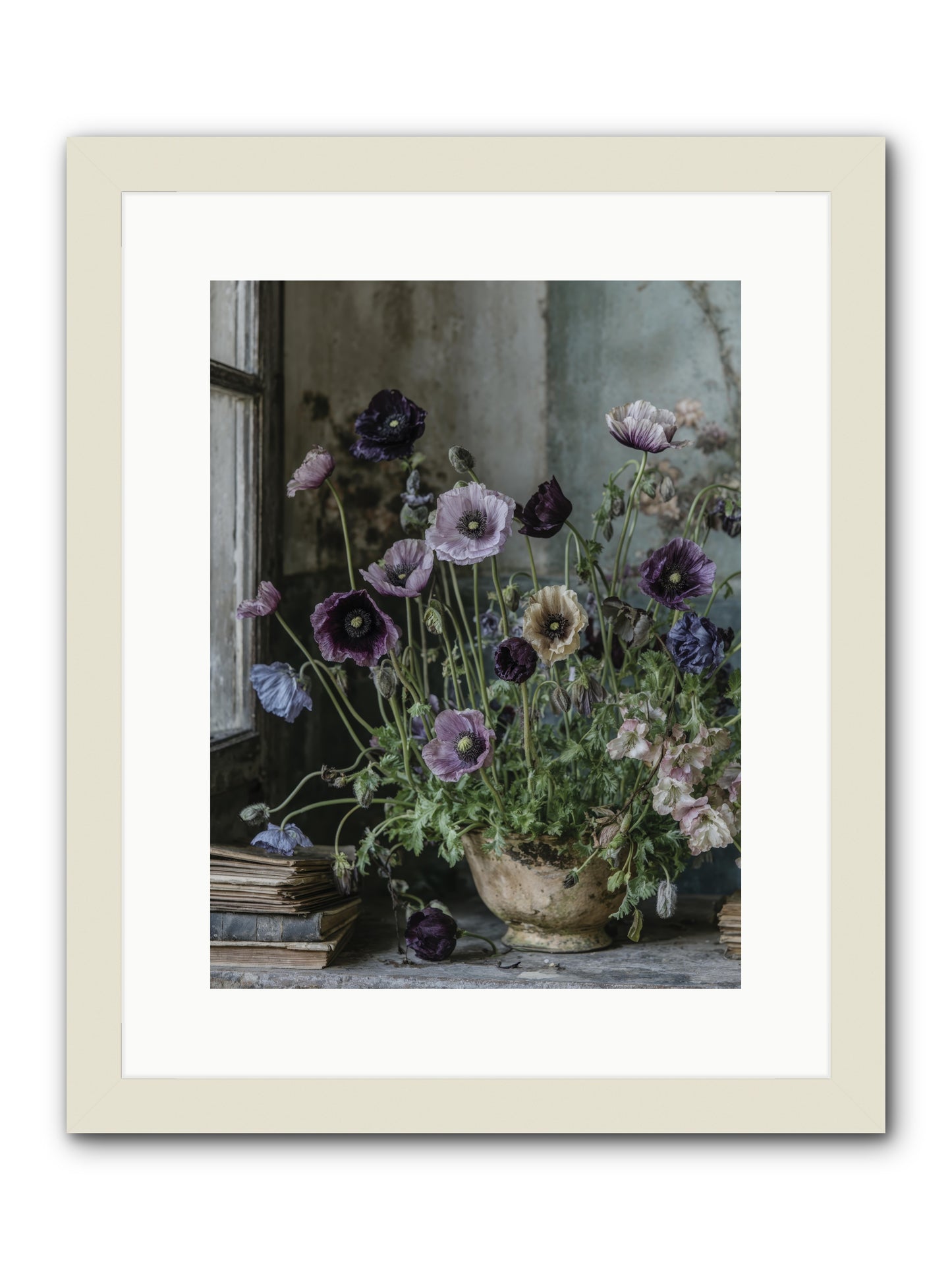 Highlands -- Framed Print - White 12x16