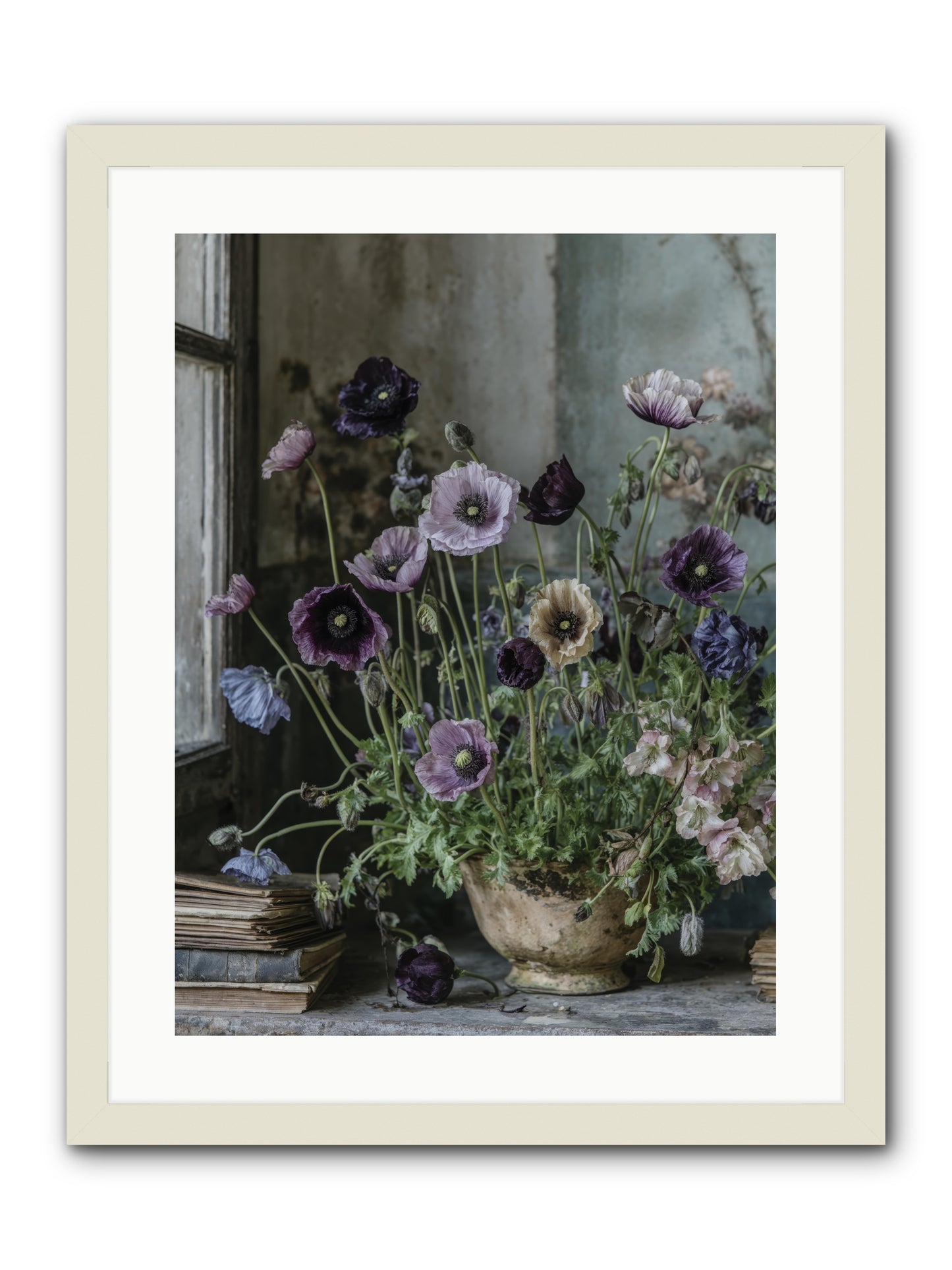 Highlands -- Framed Print - White 18x24