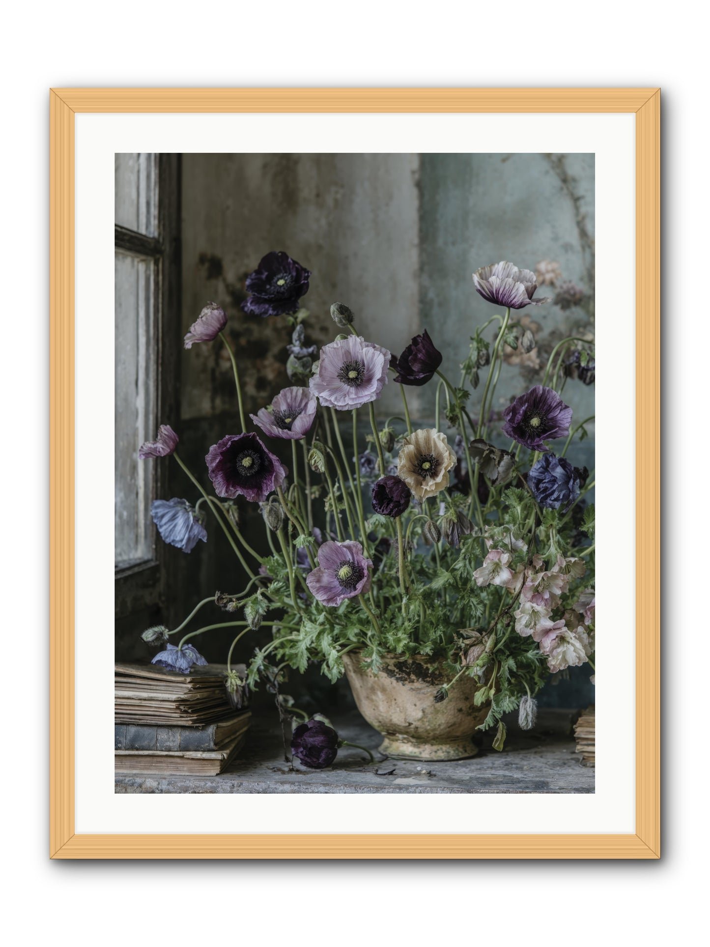 Highlands -- Framed Print - Natural 24x32