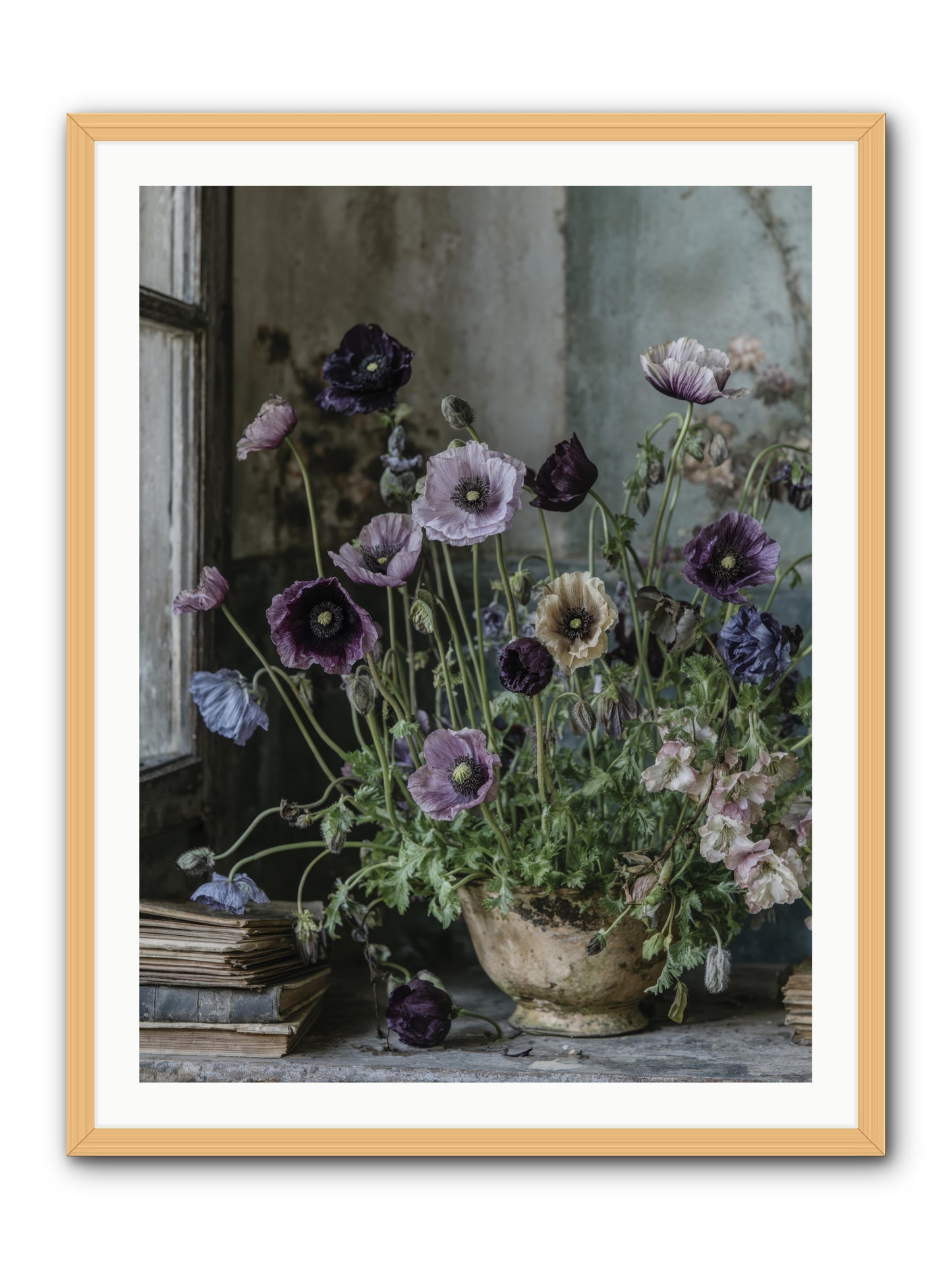 Highlands -- Framed Print - Natural 30x40
