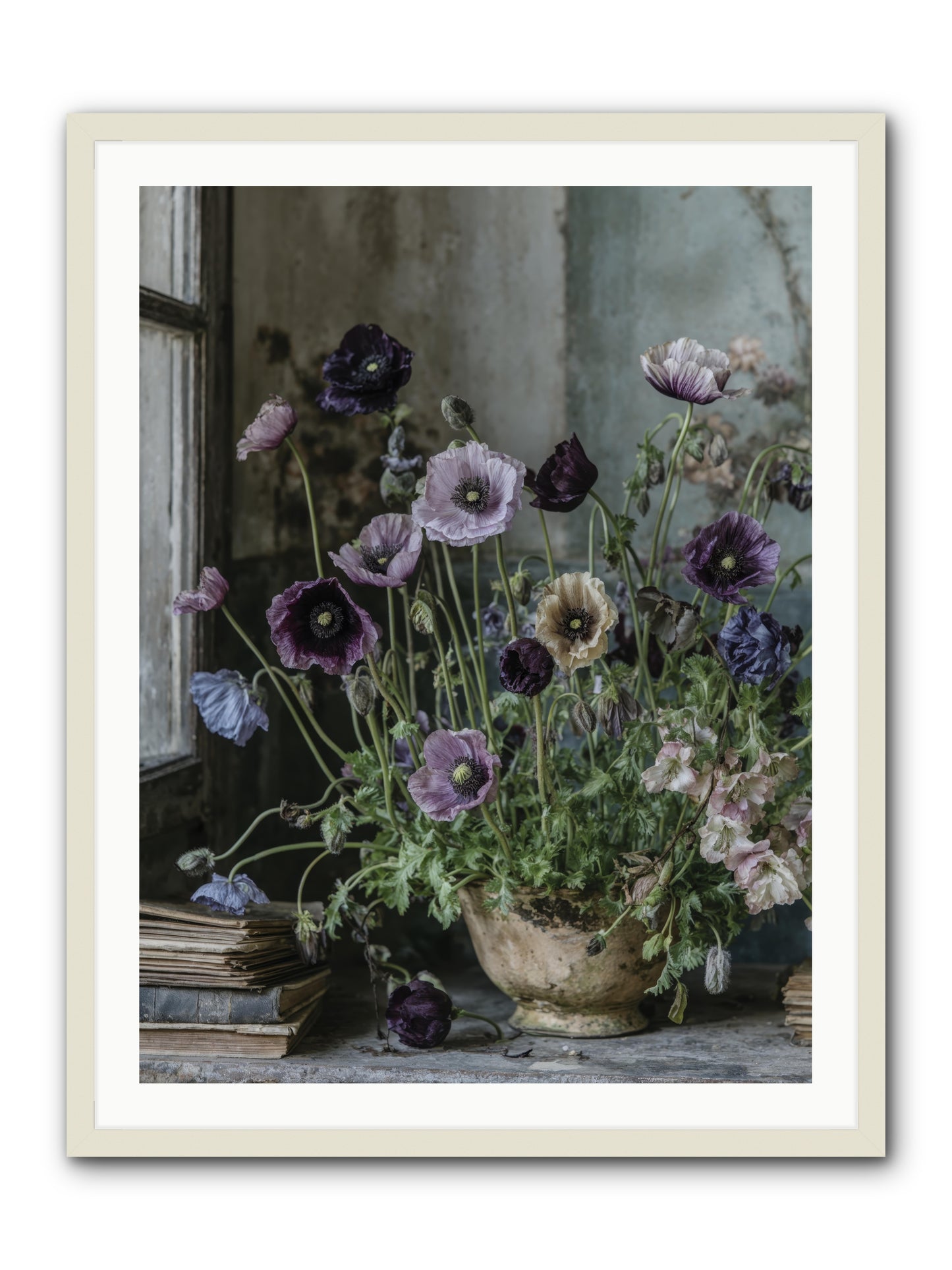 Highlands -- Framed Print - White 30x40