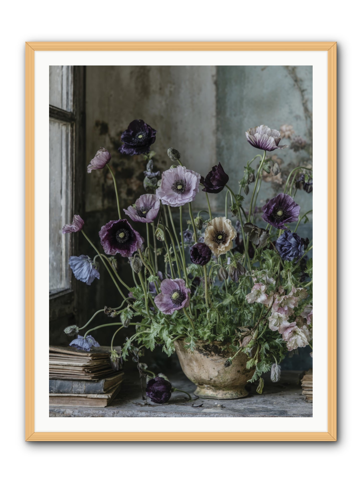 Highlands -- Framed Print - Natural 36x48