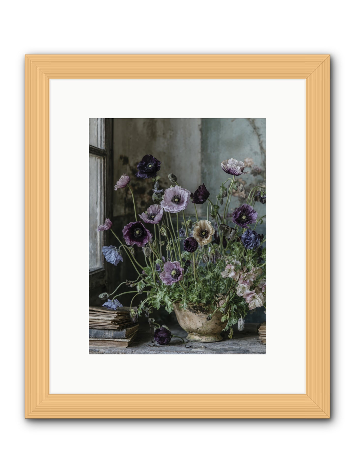 Highlands -- Framed Print - Natural 9x12