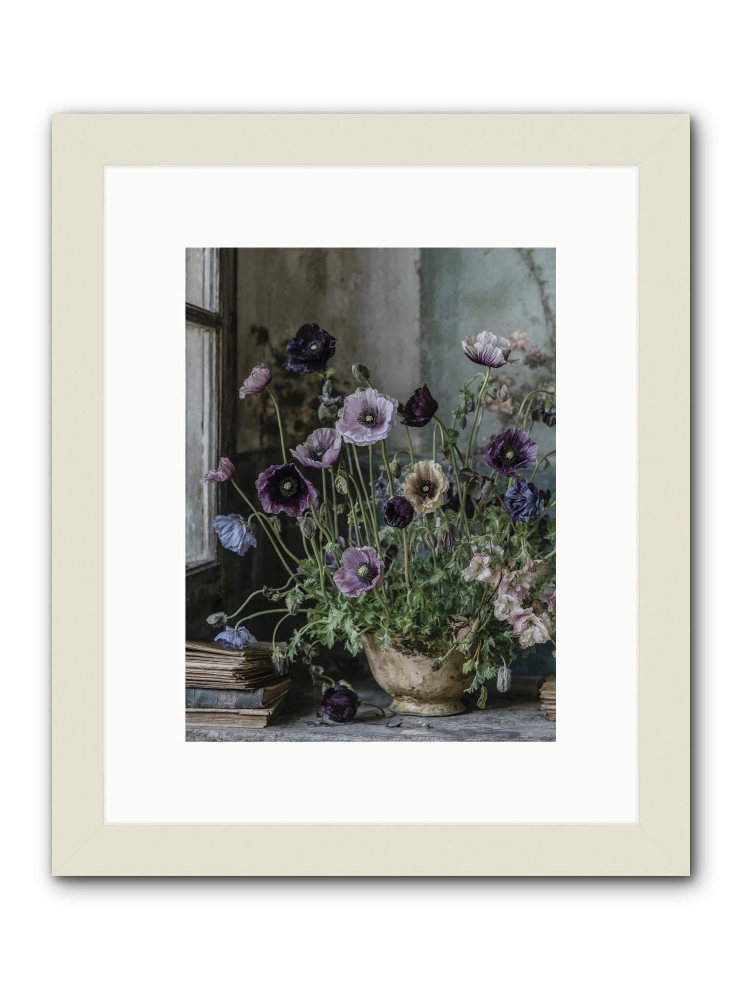 Highlands -- Framed Print - White 9x12
