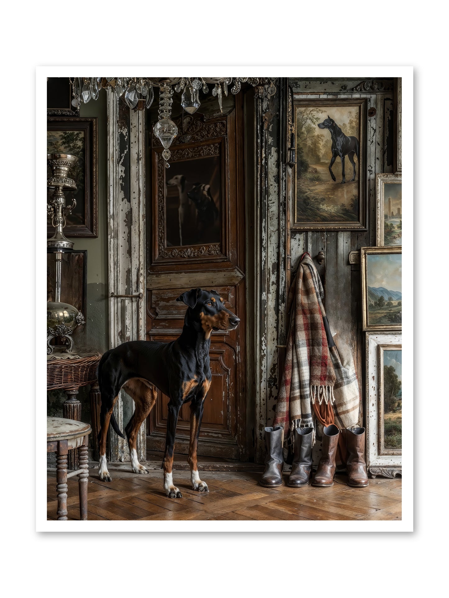 His Lordship Sir Fetch-A-Lot -- Paper Print 32x40