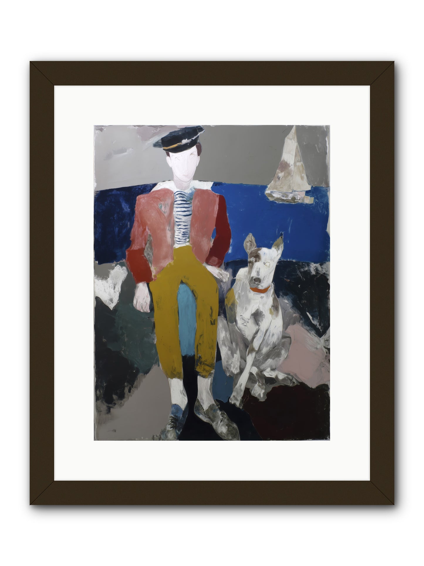 His Mortal Heart -- Framed Print - Black 12x16