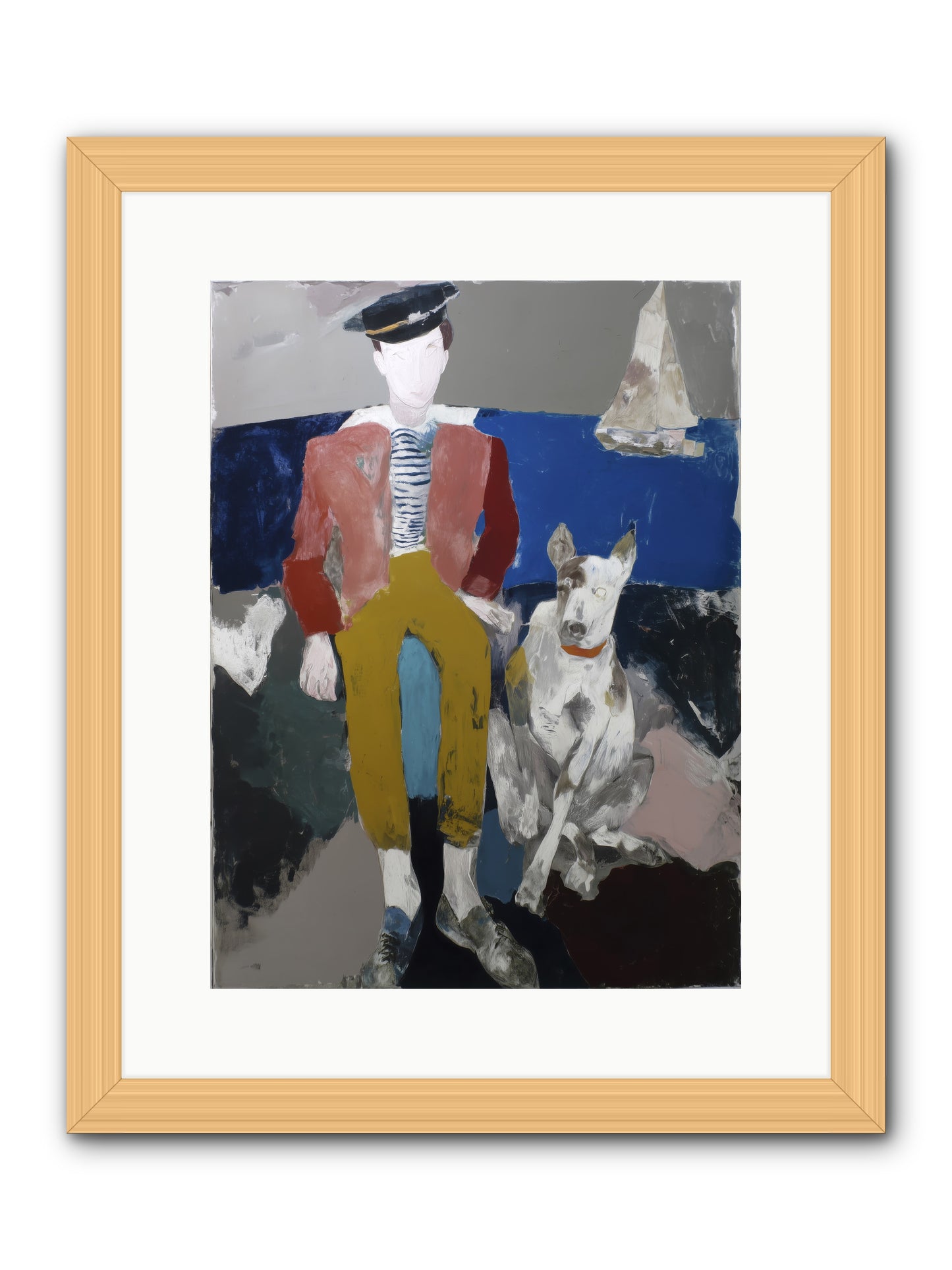 His Mortal Heart -- Framed Print - Natural 12x16
