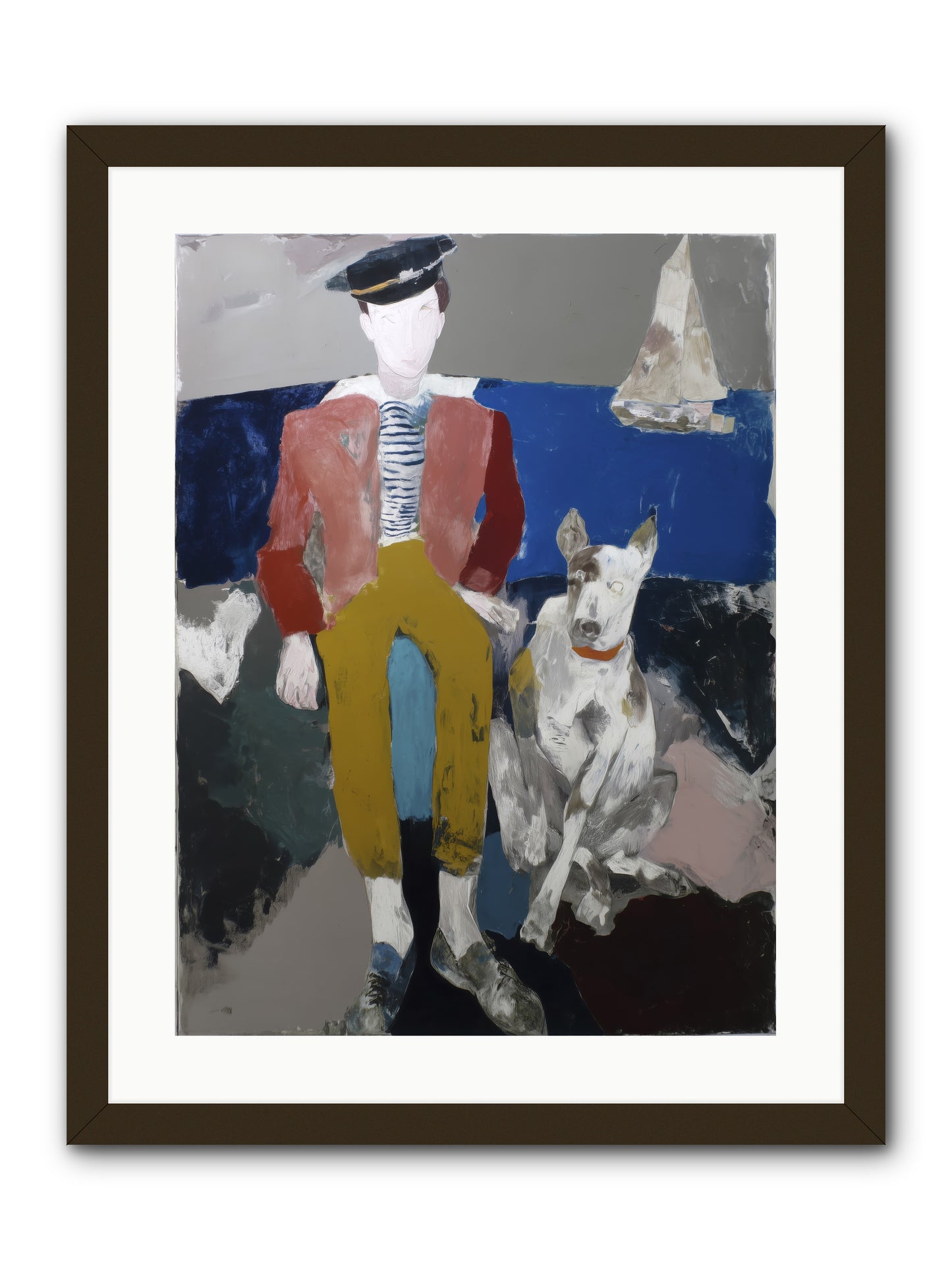 His Mortal Heart -- Framed Print - Black 18x24