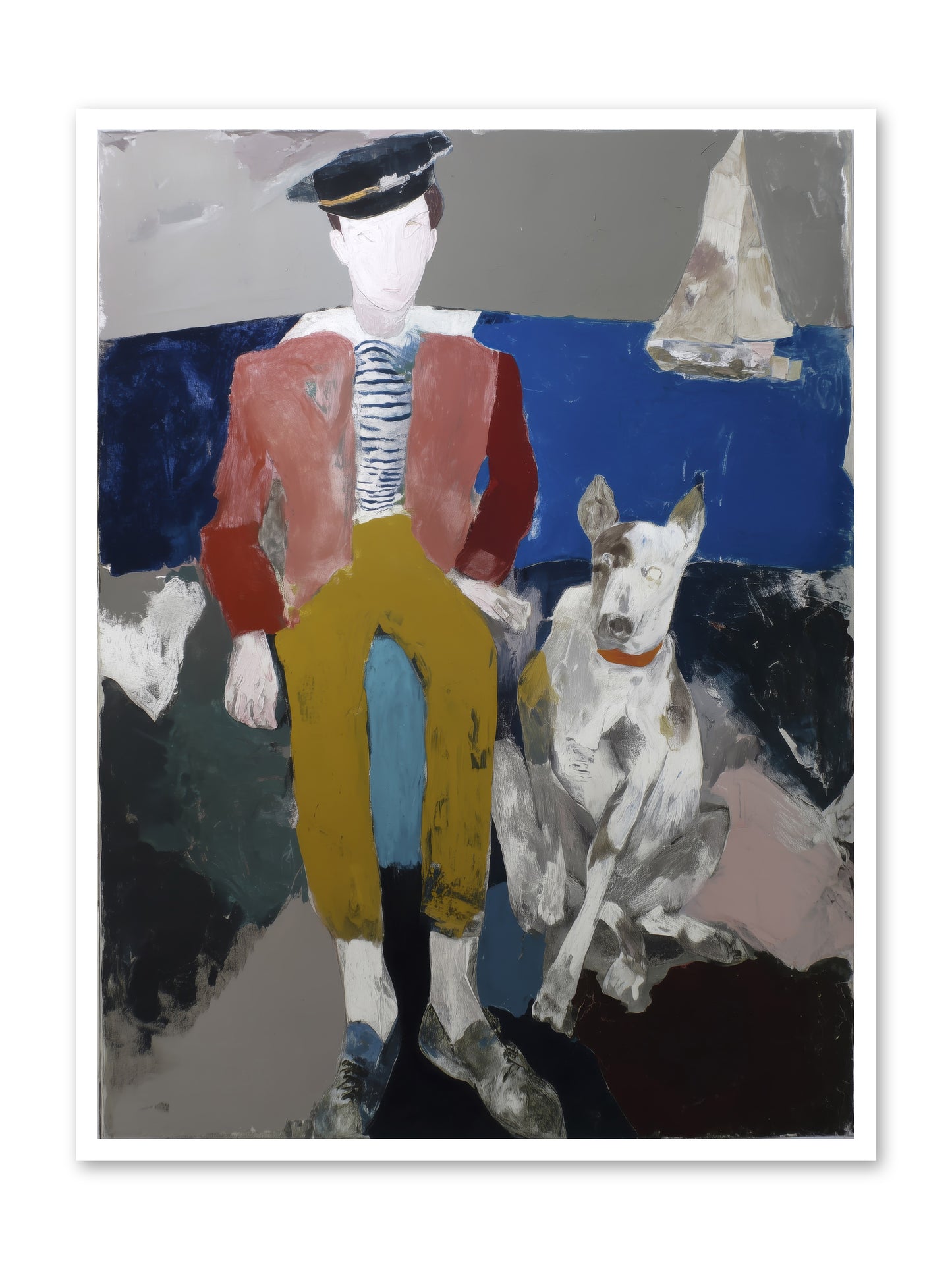 His Mortal Heart -- Loose Canvas Print 36x48