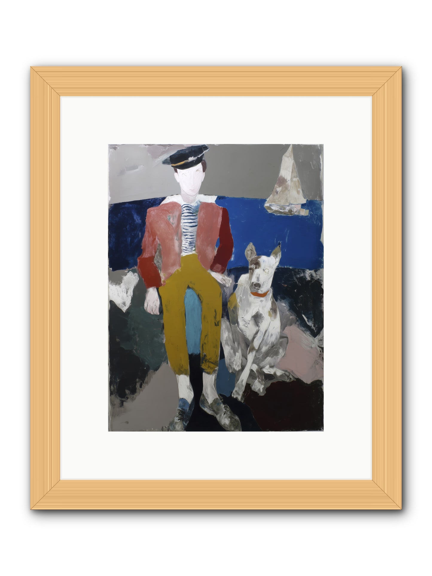 His Mortal Heart -- Framed Print - Natural 9x12