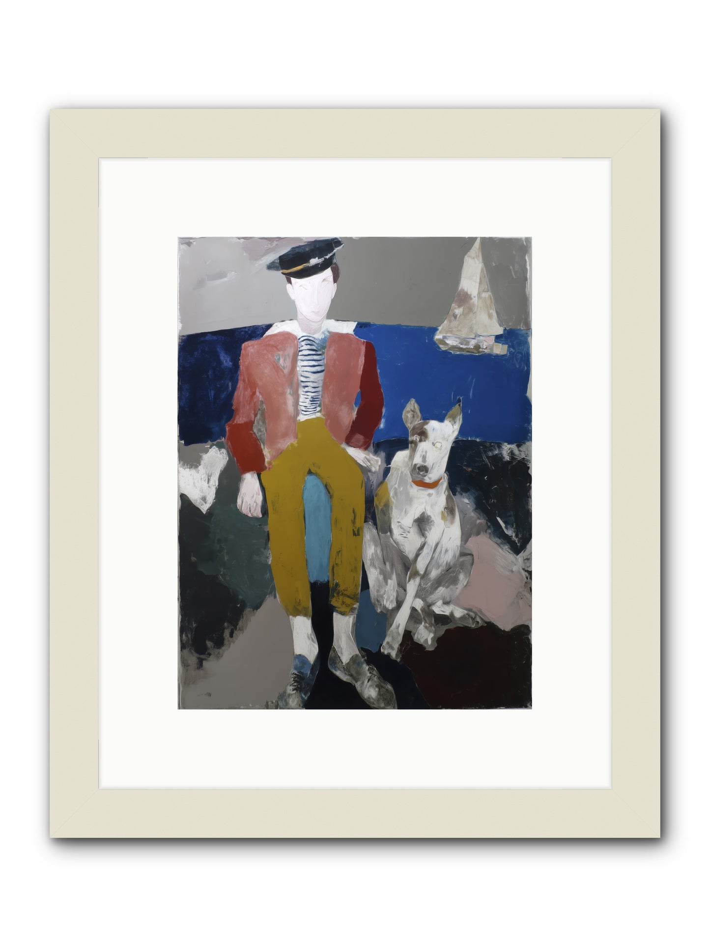 His Mortal Heart -- Framed Print - White 9x12