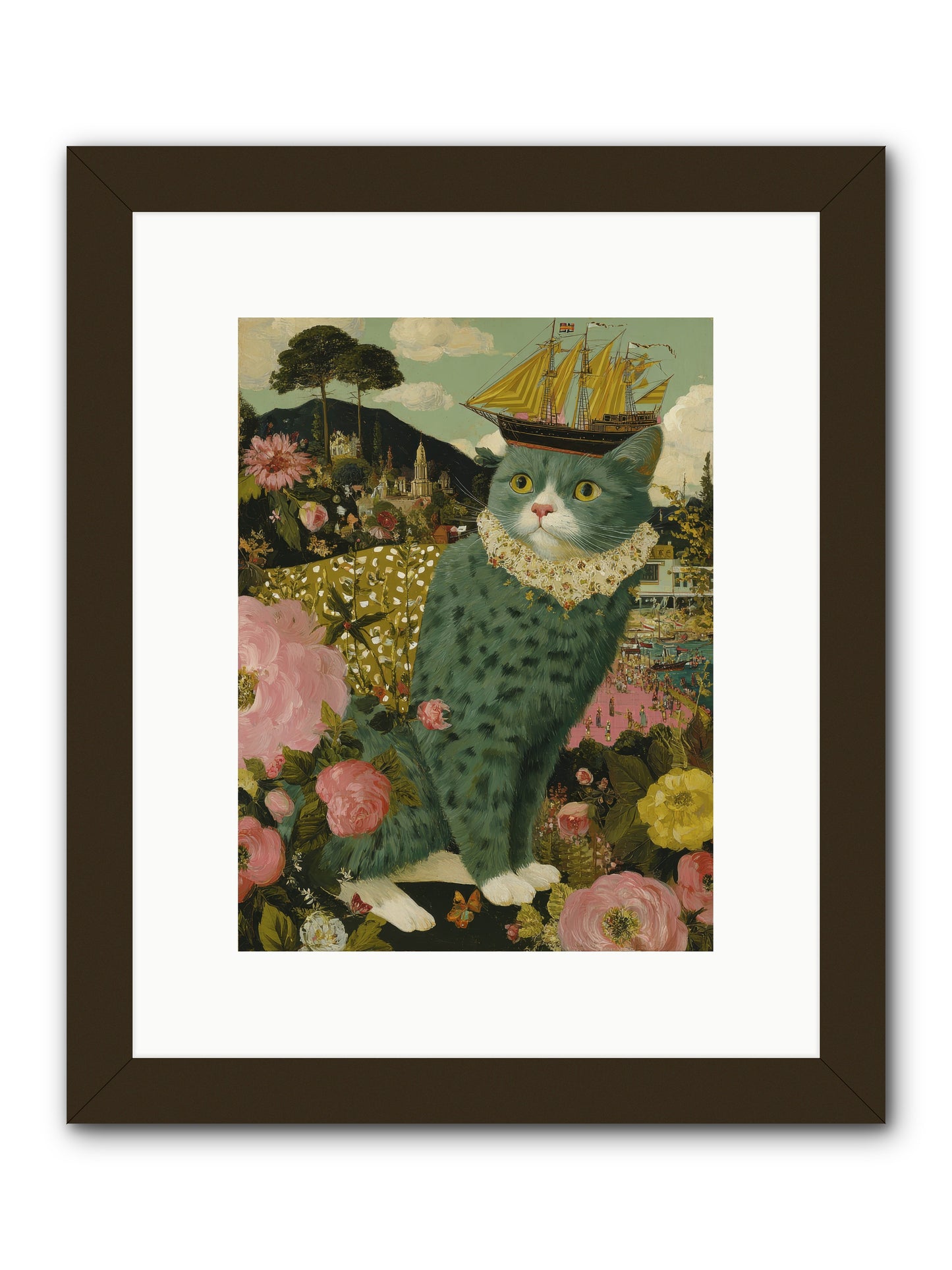 History’s Poetry -- Framed Print - Black 9x12