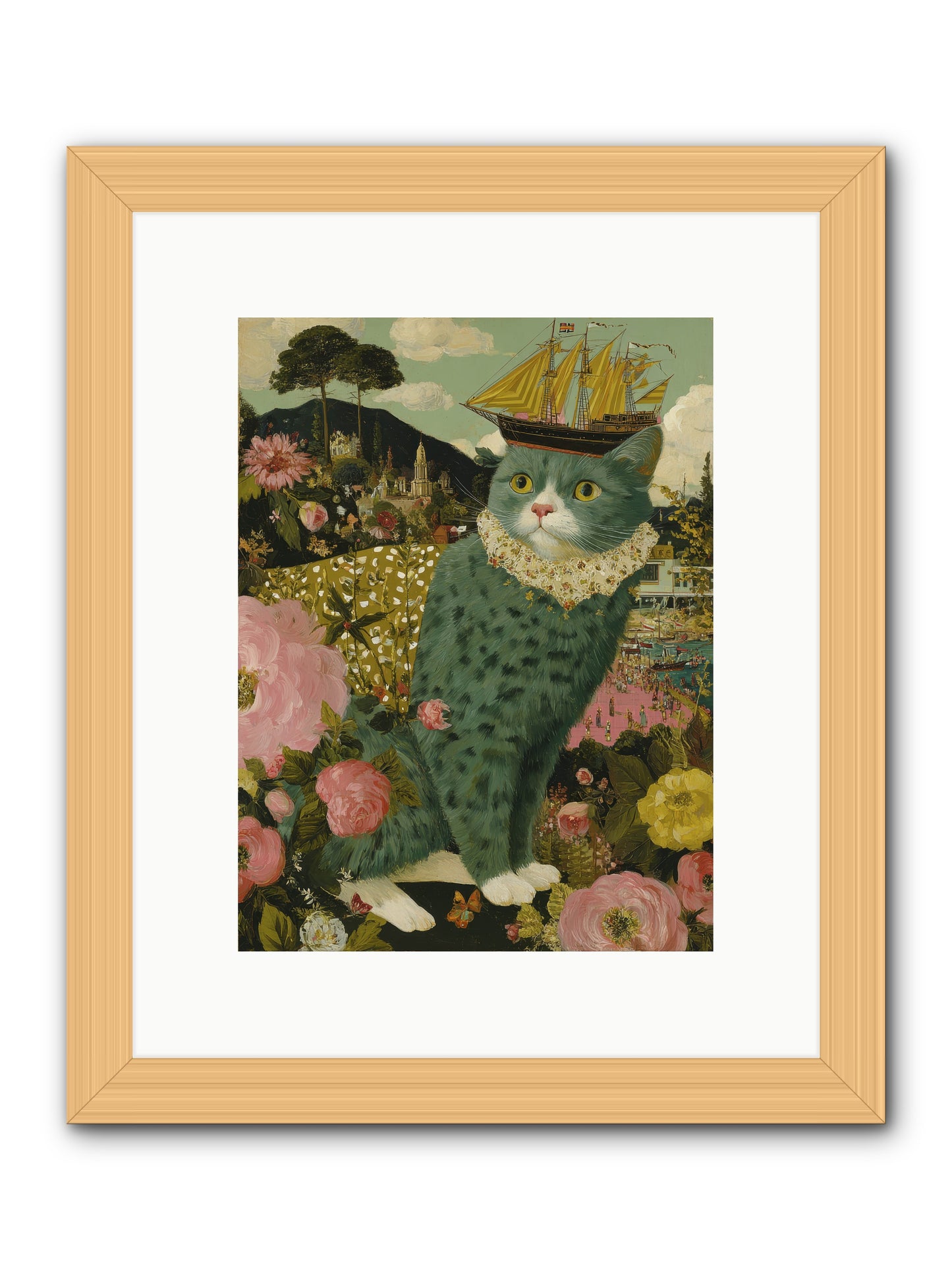 History’s Poetry -- Framed Print - Natural 9x12