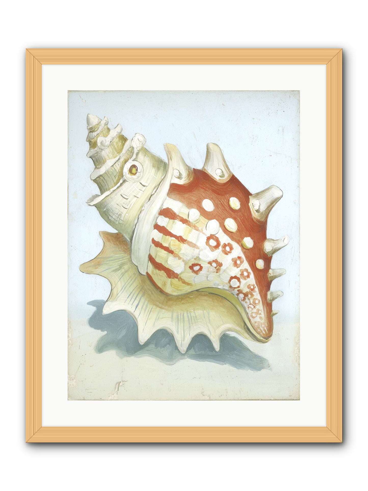 History's Voice -- Framed Print - Natural 18x24