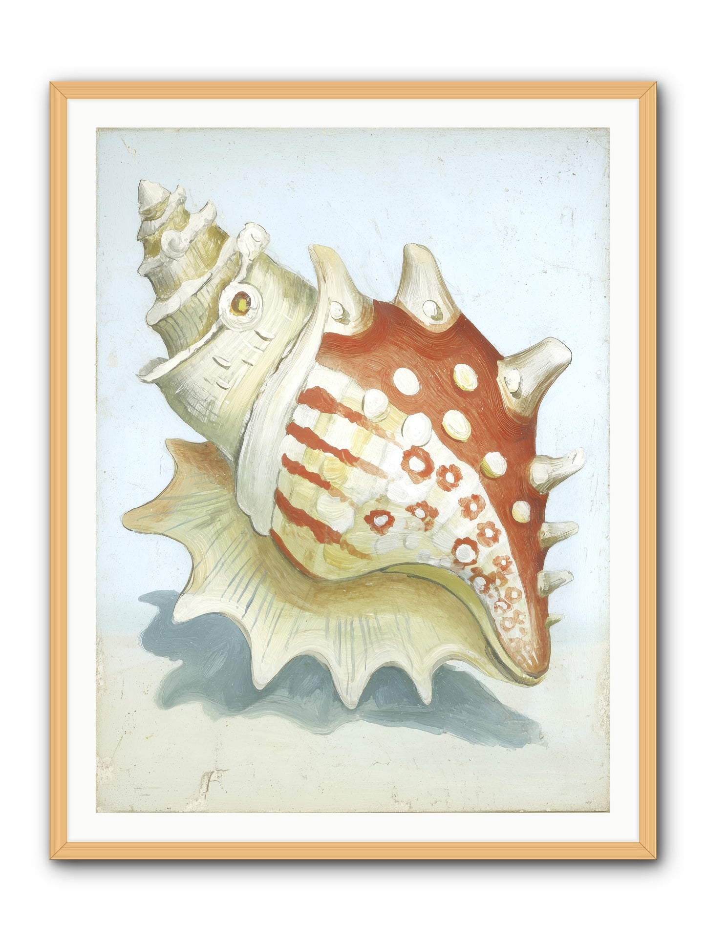 History's Voice -- Framed Print - Natural 36x48