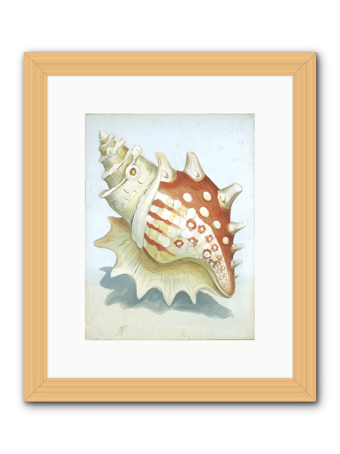 History's Voice -- Framed Print - Natural 9x12