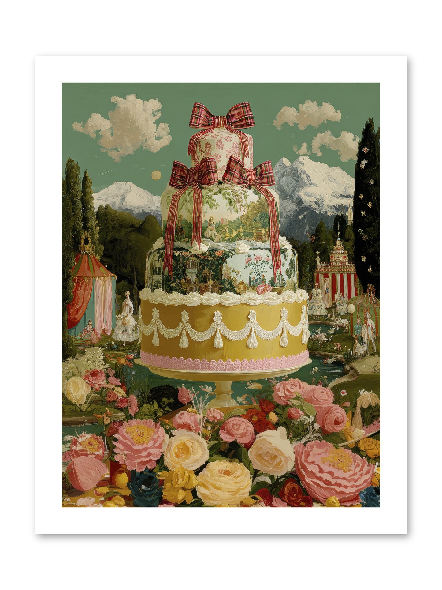 Holiday Heaven -- Loose Canvas Print 12x16