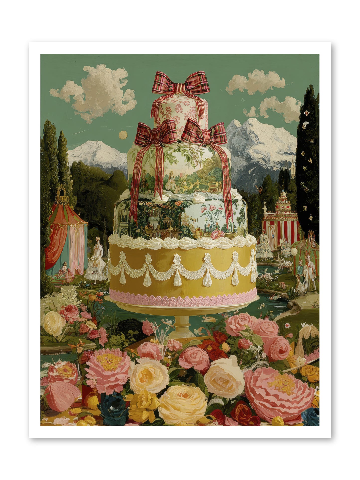 Holiday Heaven -- Loose Canvas Print 24x32