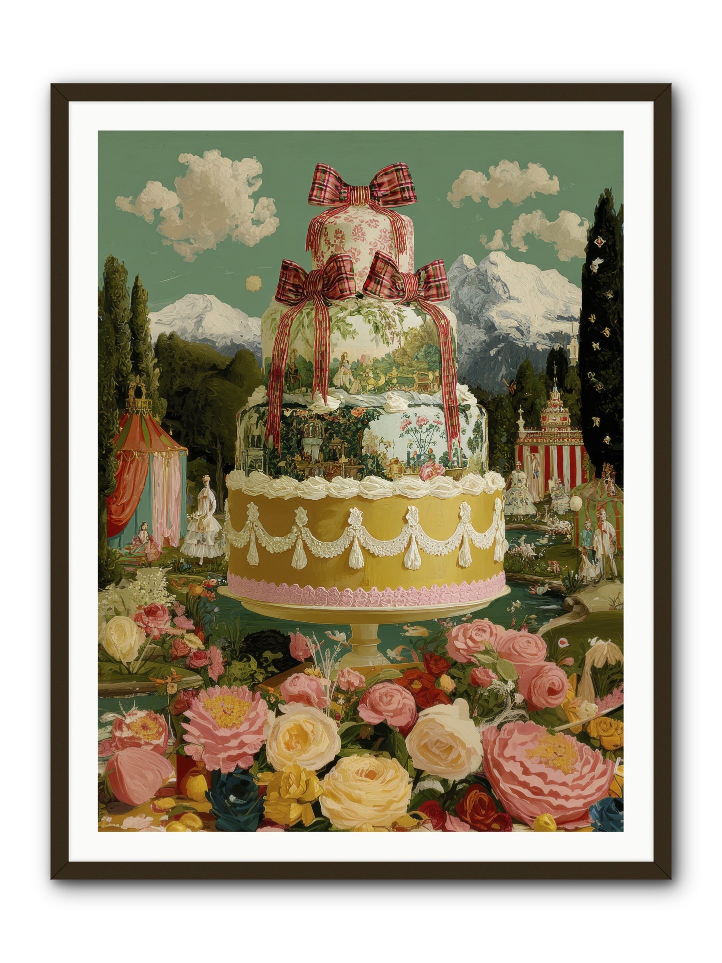 Holiday Heaven -- Framed Print - Black 36x48