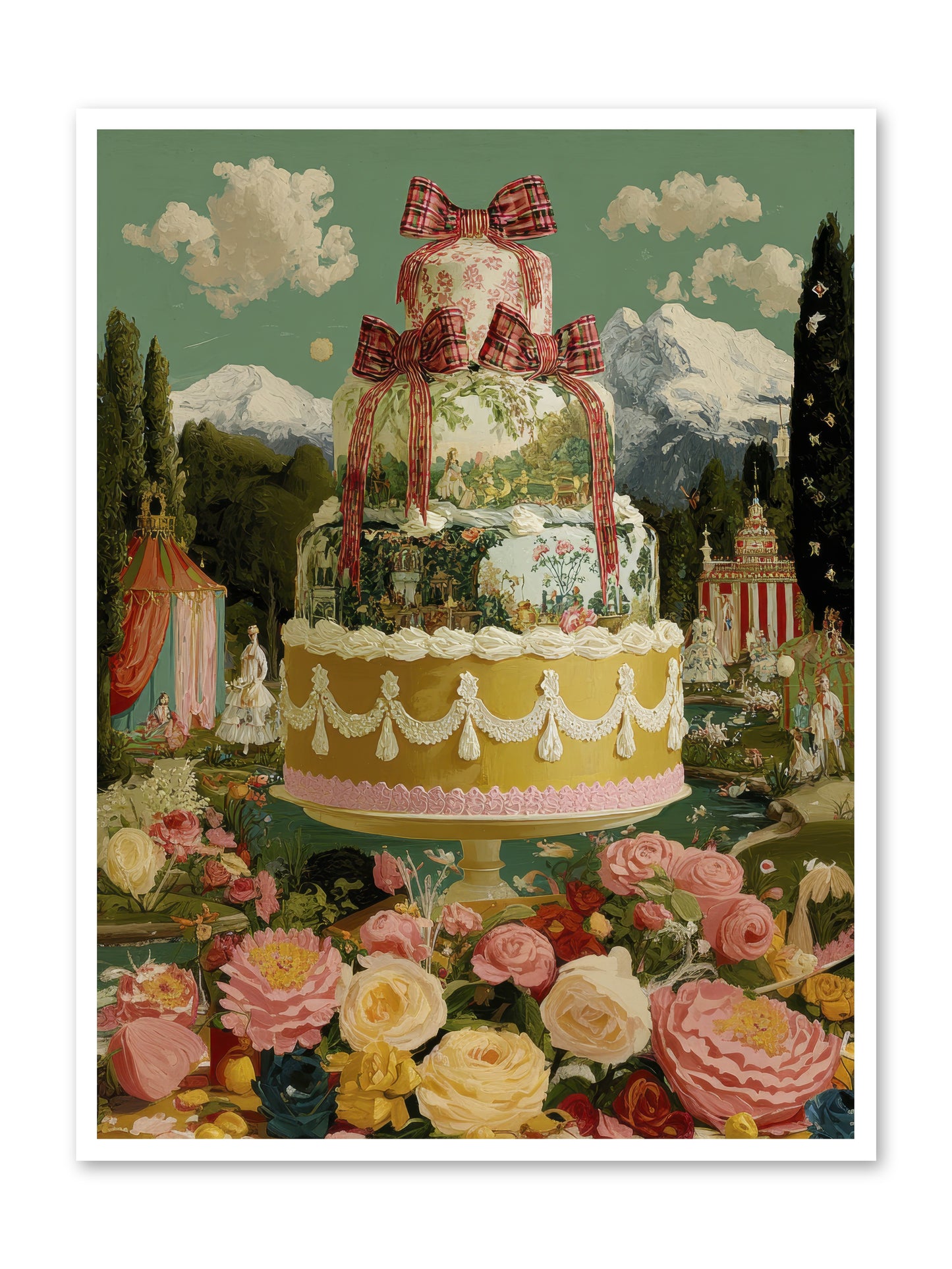 Holiday Heaven -- Loose Canvas Print 36x48