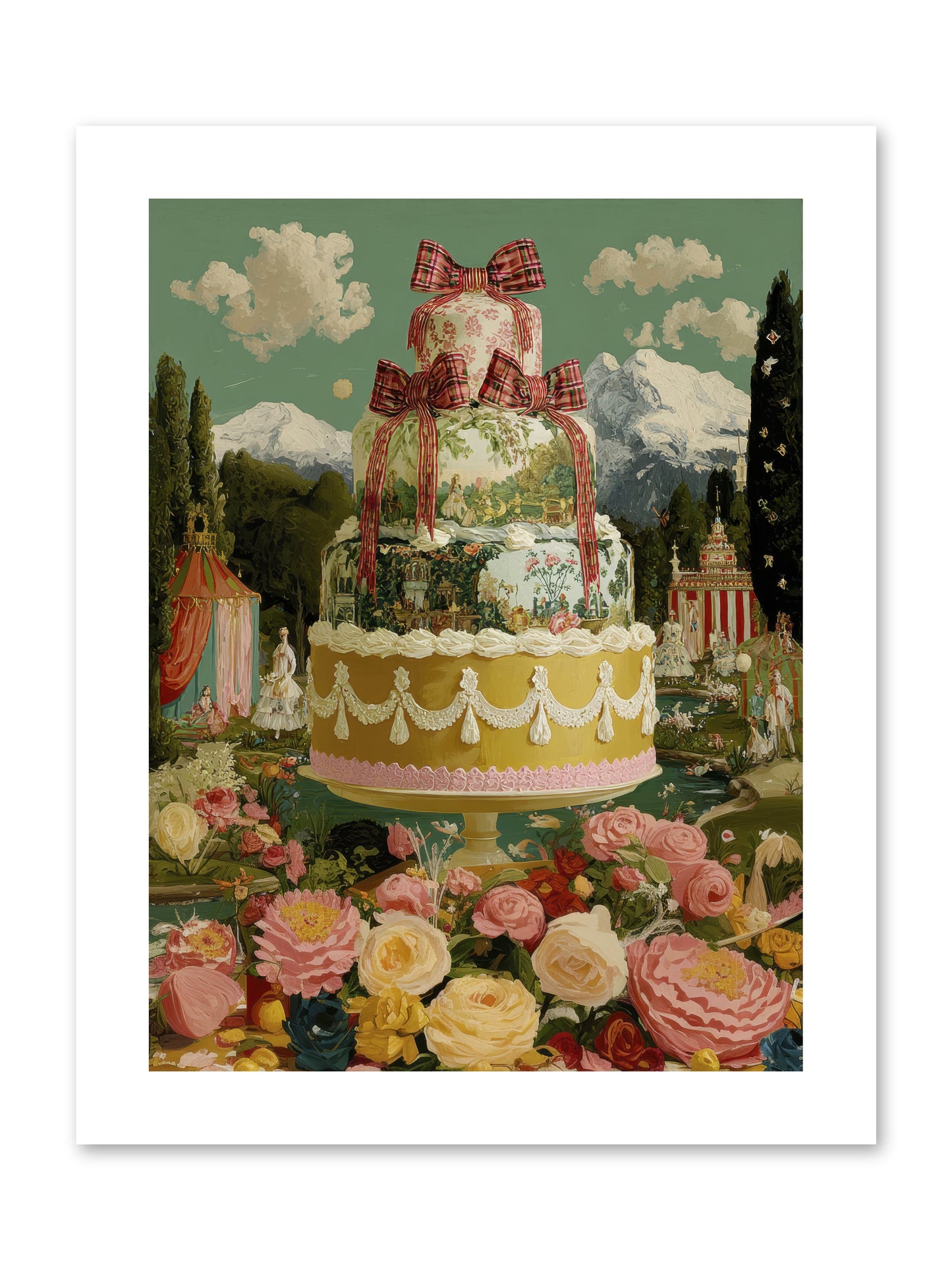 Holiday Heaven -- Loose Canvas Print 9x12