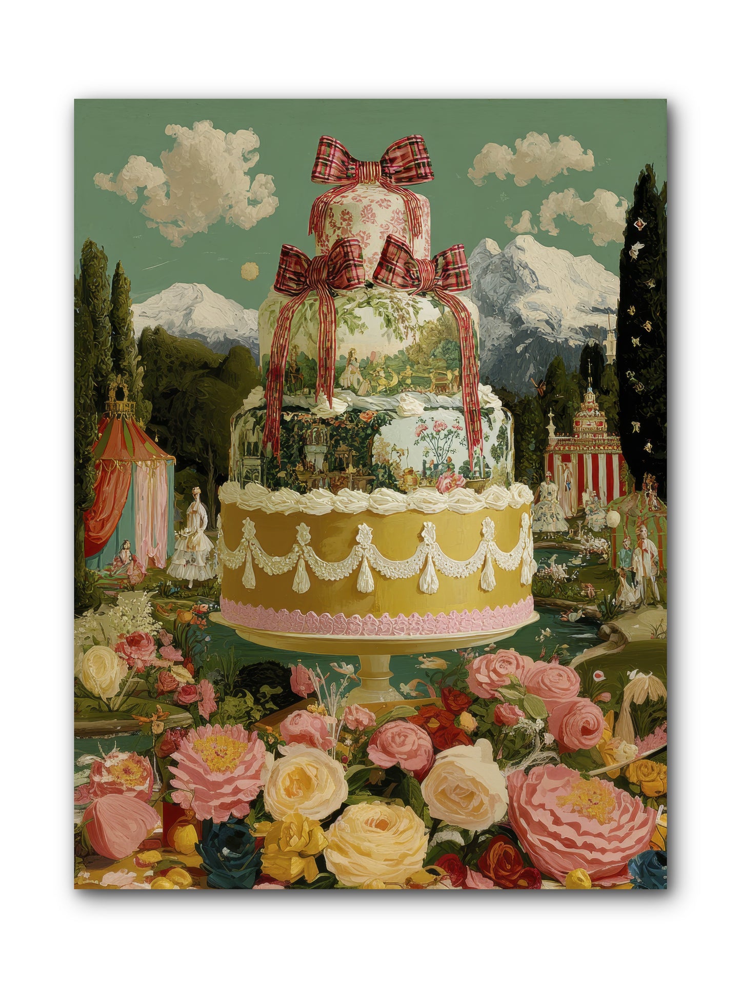 Holiday Heaven -- Wrapped Canvas 9x12
