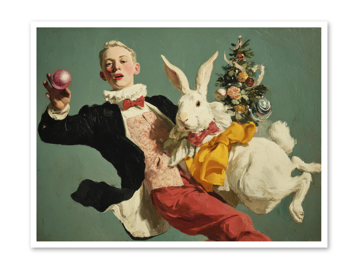 Holiday at House Clementine -- Loose Canvas Print 48x36