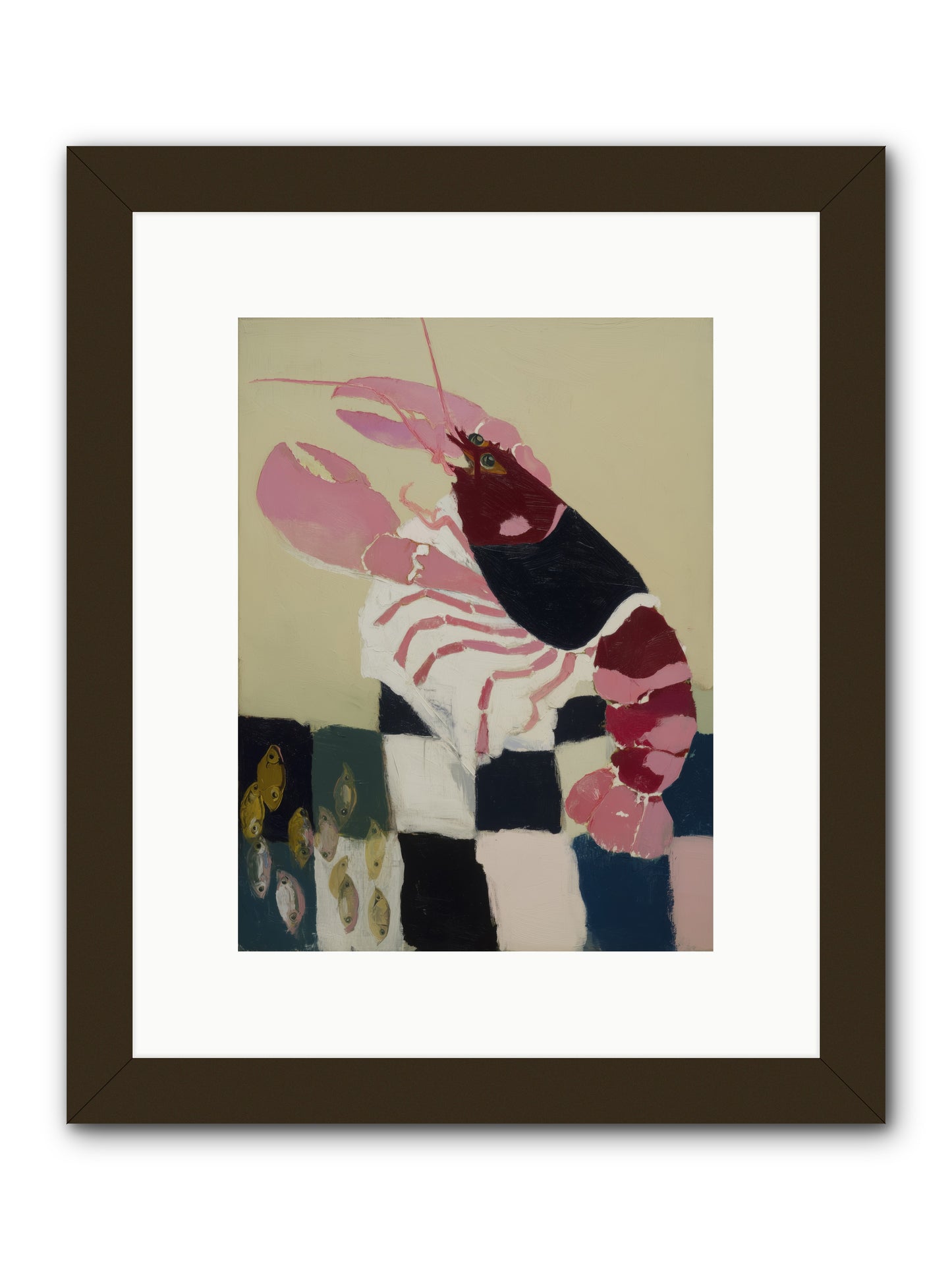 Hollow Seafoam -- Framed Print - Black 9x12