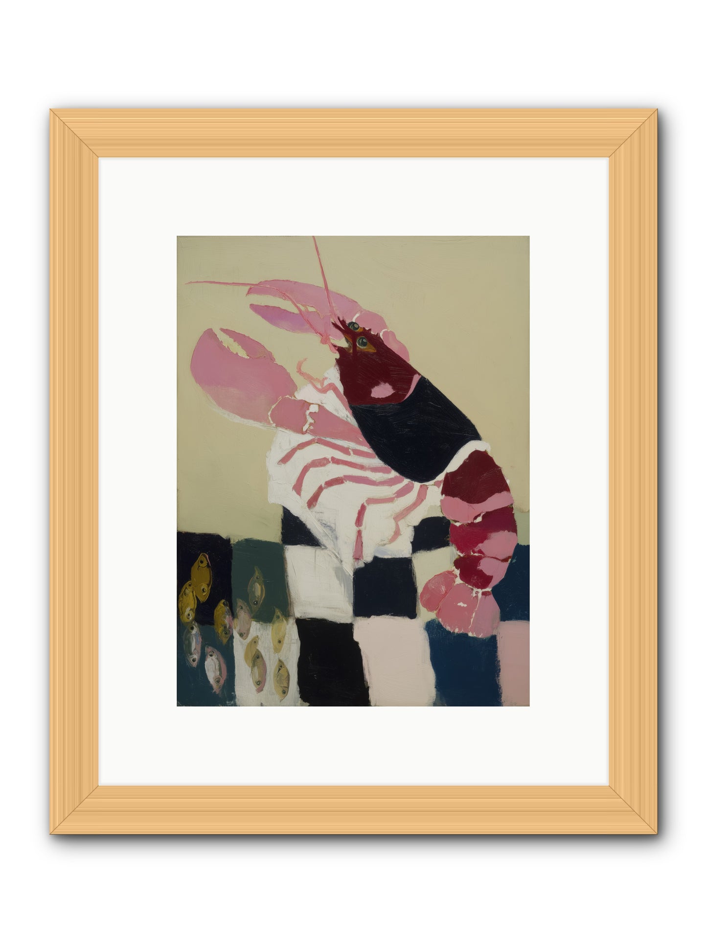 Hollow Seafoam -- Framed Print - Natural 9x12