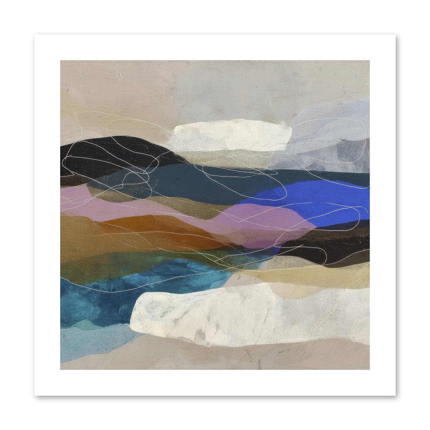 Hollow Tide -- Paper Print 12x12