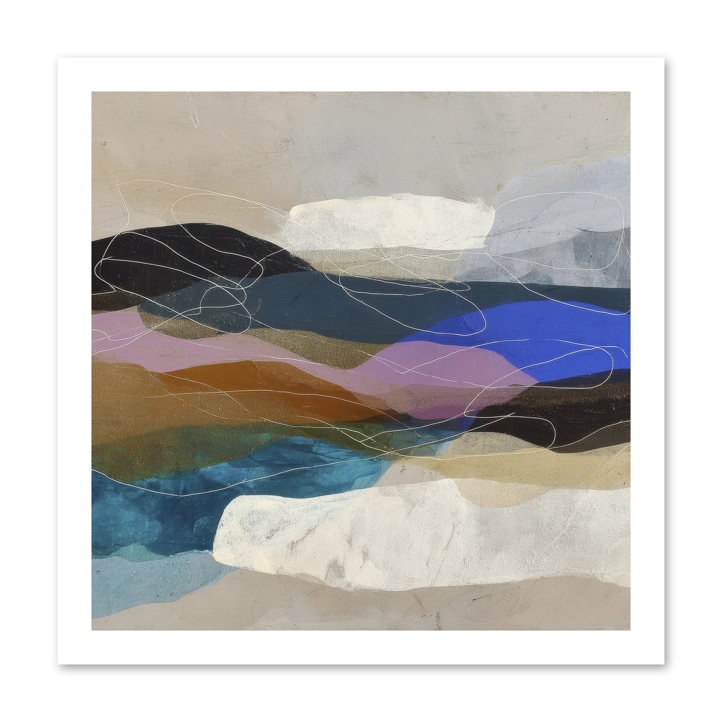 Hollow Tide -- Loose Canvas Print 16x16
