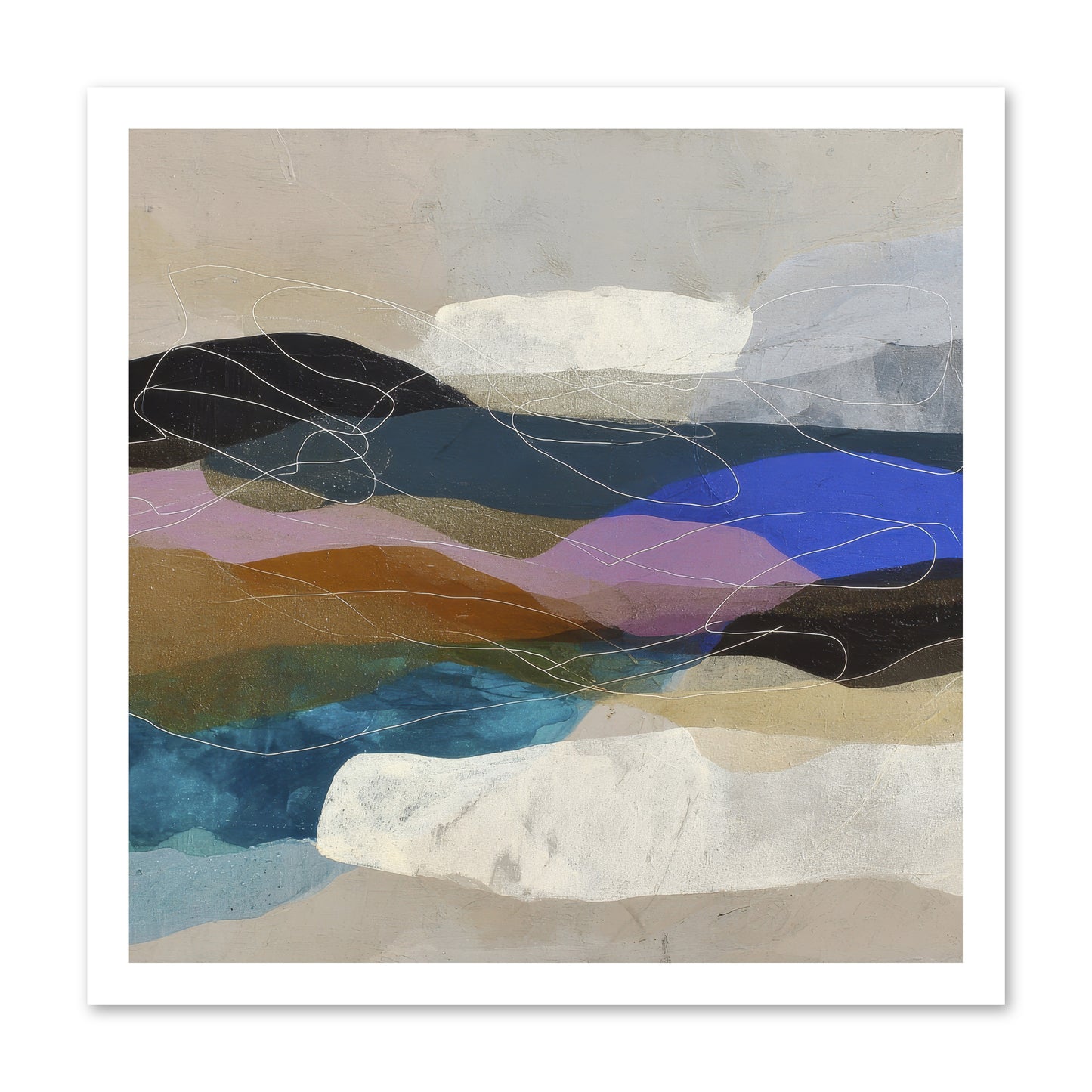 Hollow Tide -- Paper Print 20x20