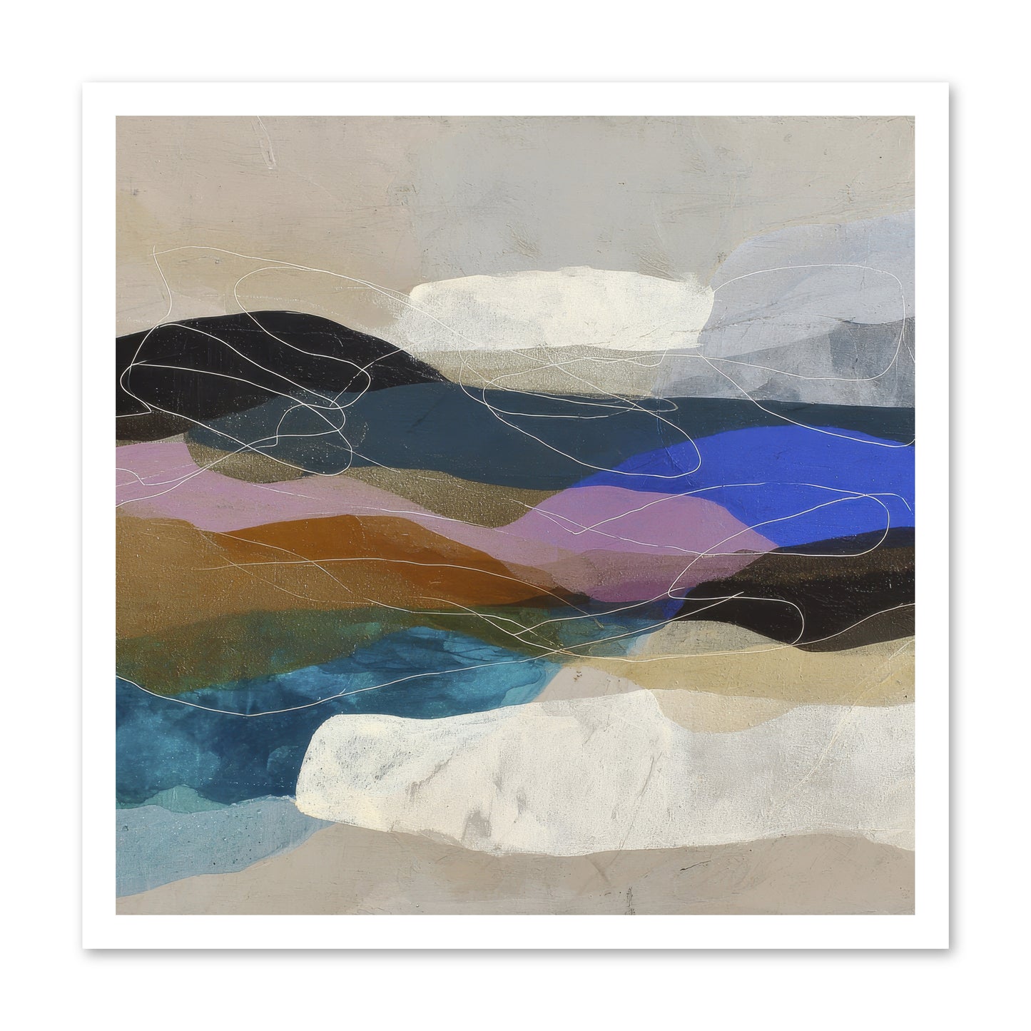 Hollow Tide -- Paper Print 24x24