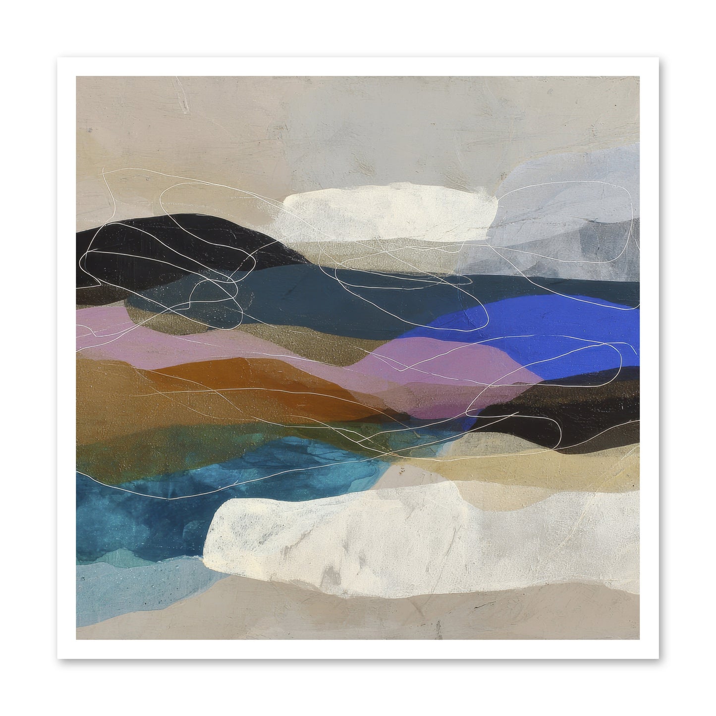 Hollow Tide -- Loose Canvas Print 30x30