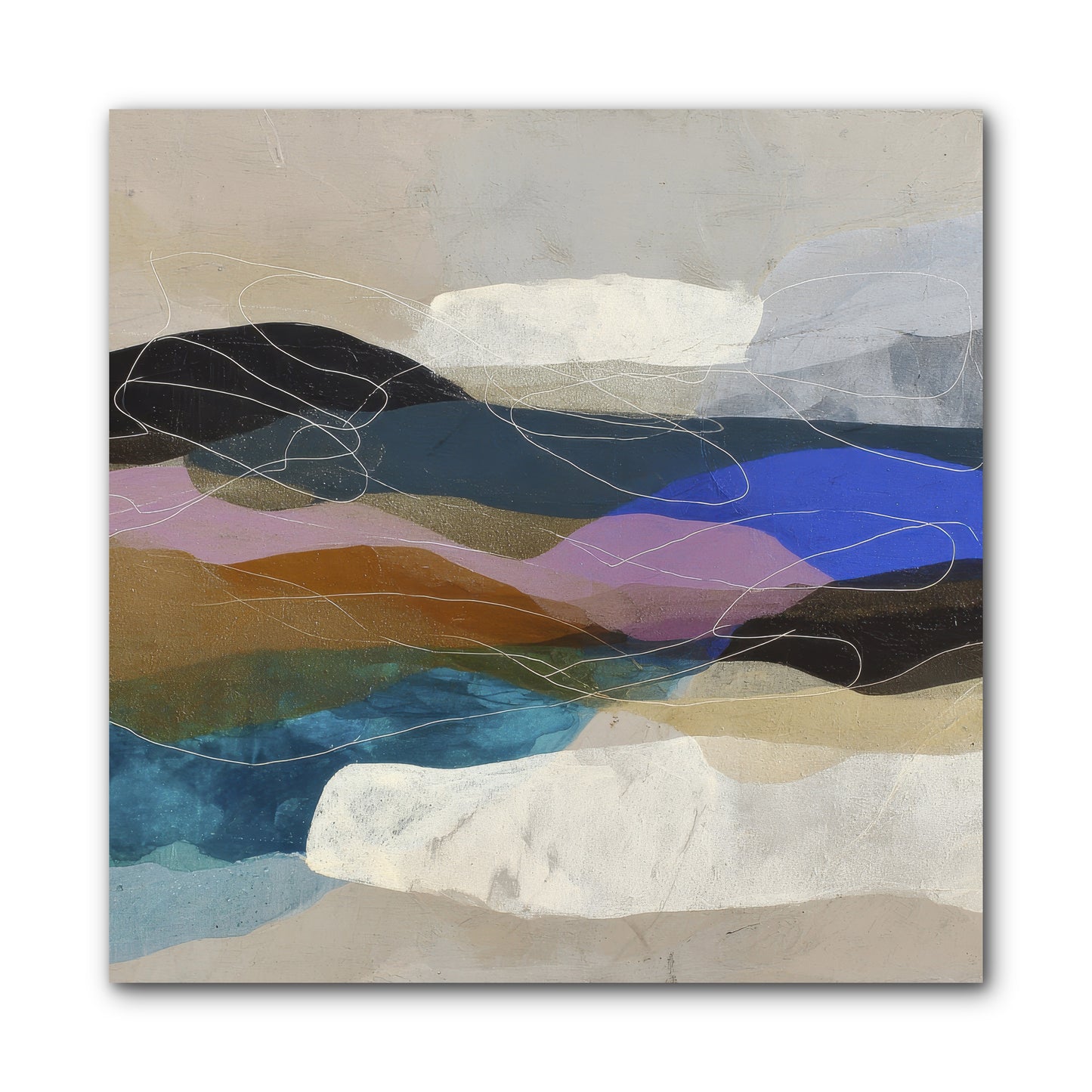 Hollow Tide -- Wrapped Canvas 10x10
