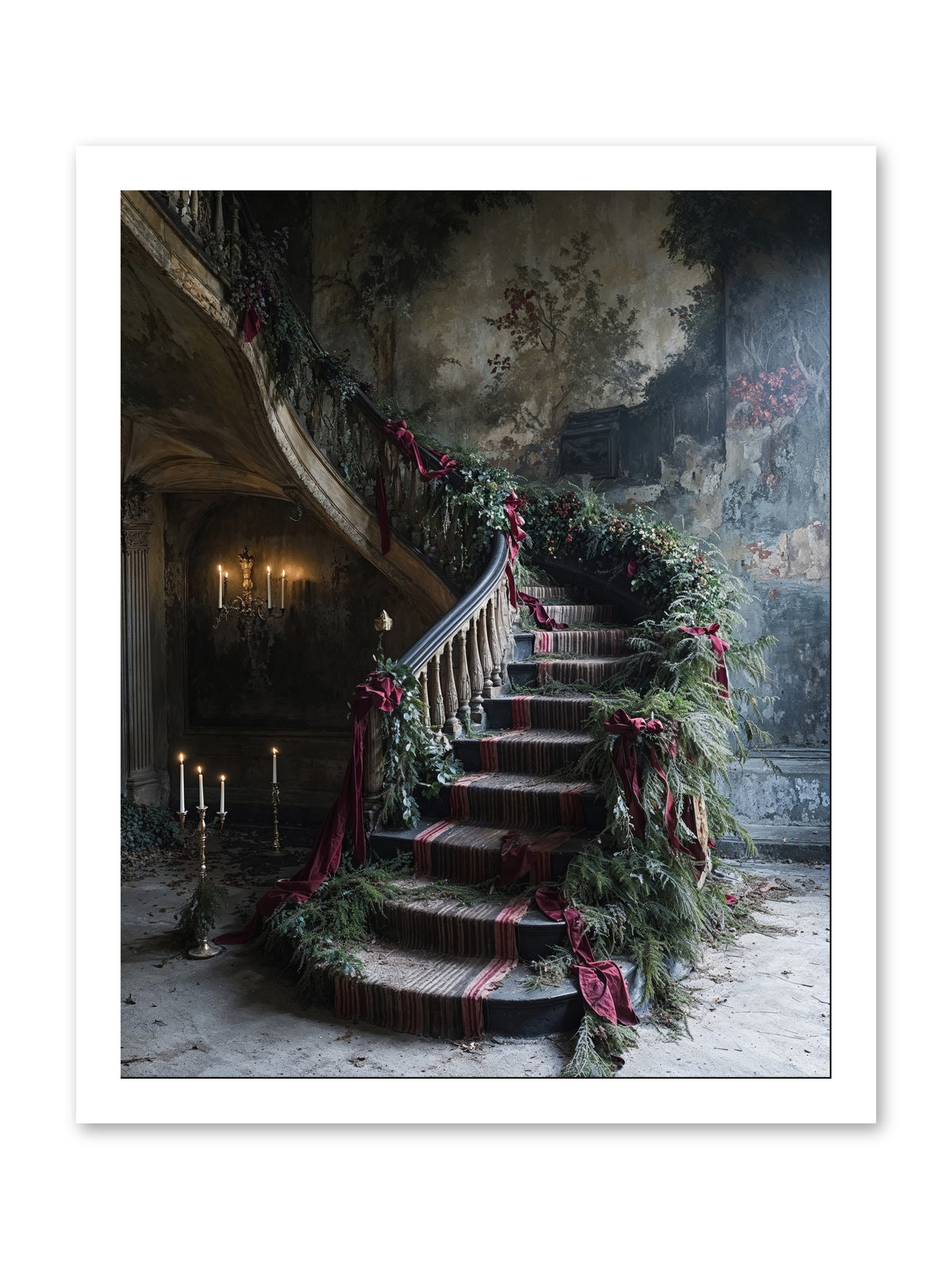 Hollybank Hall's Welcome -- Loose Canvas Print 16x20