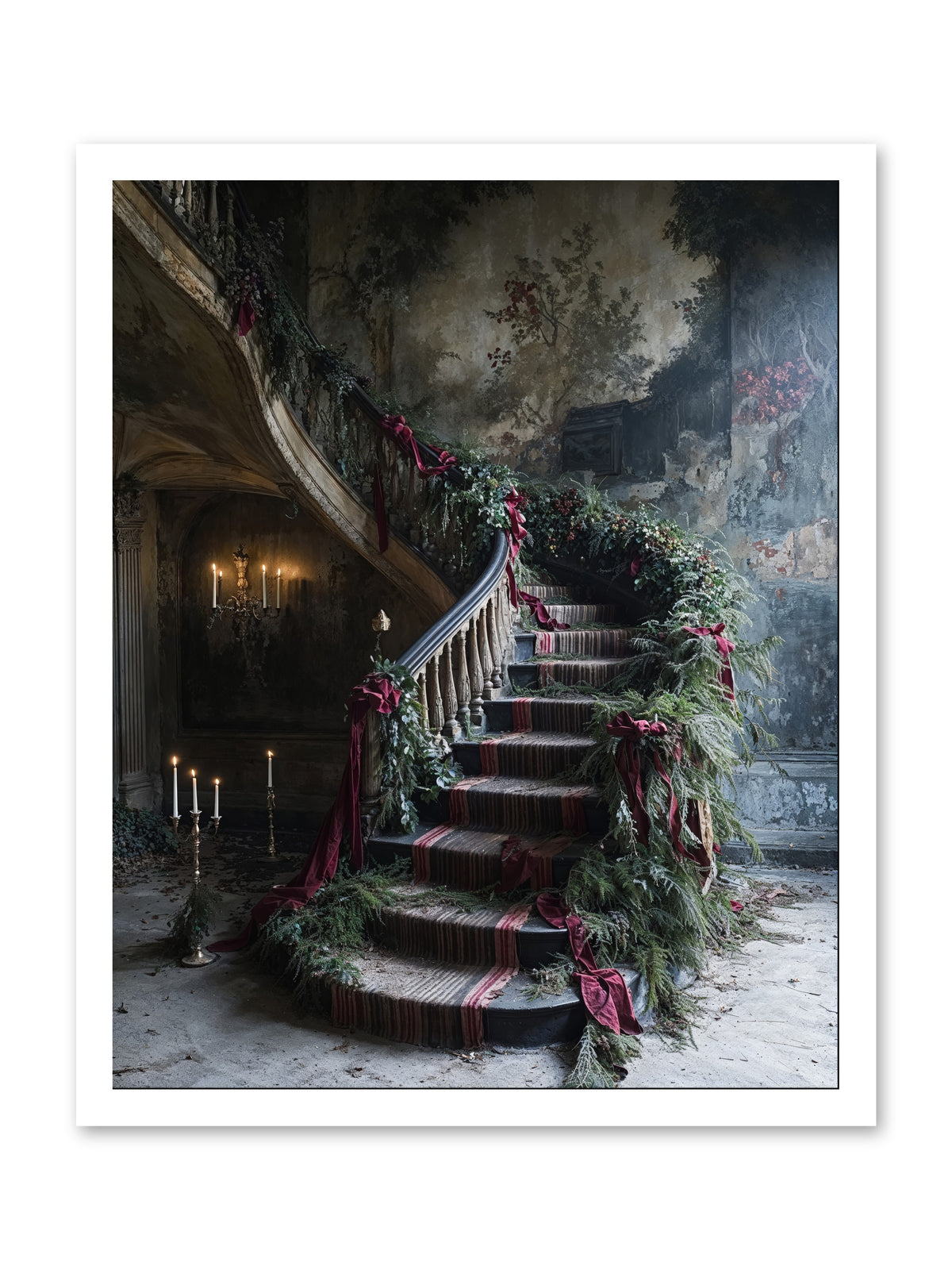 Hollybank Hall's Welcome -- Loose Canvas Print 20x25
