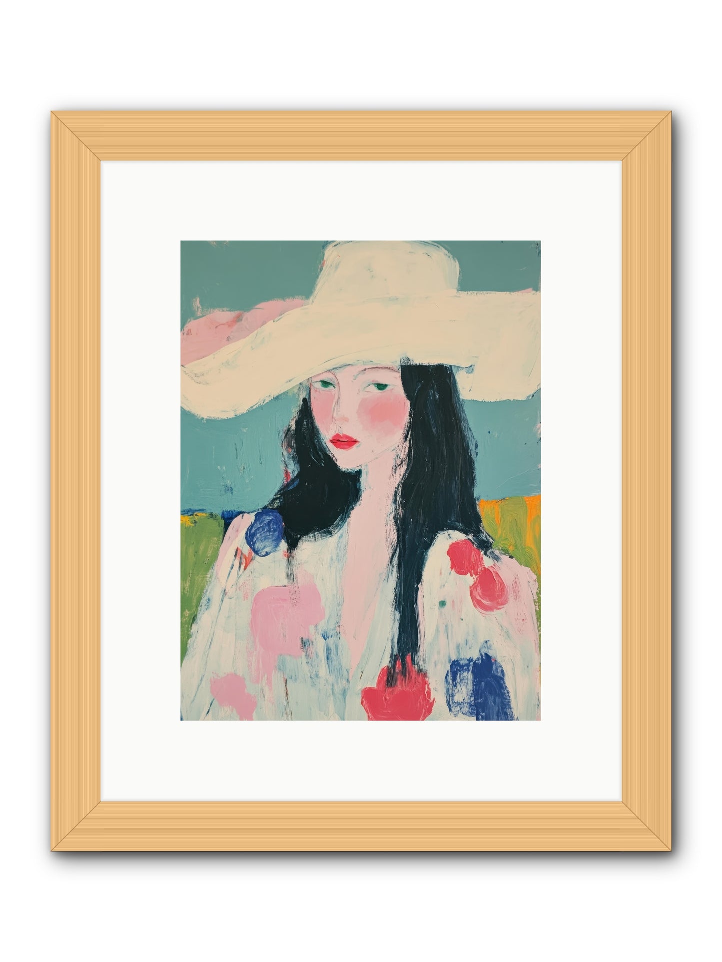 Homestead Heart -- Framed Print - Natural 9x12
